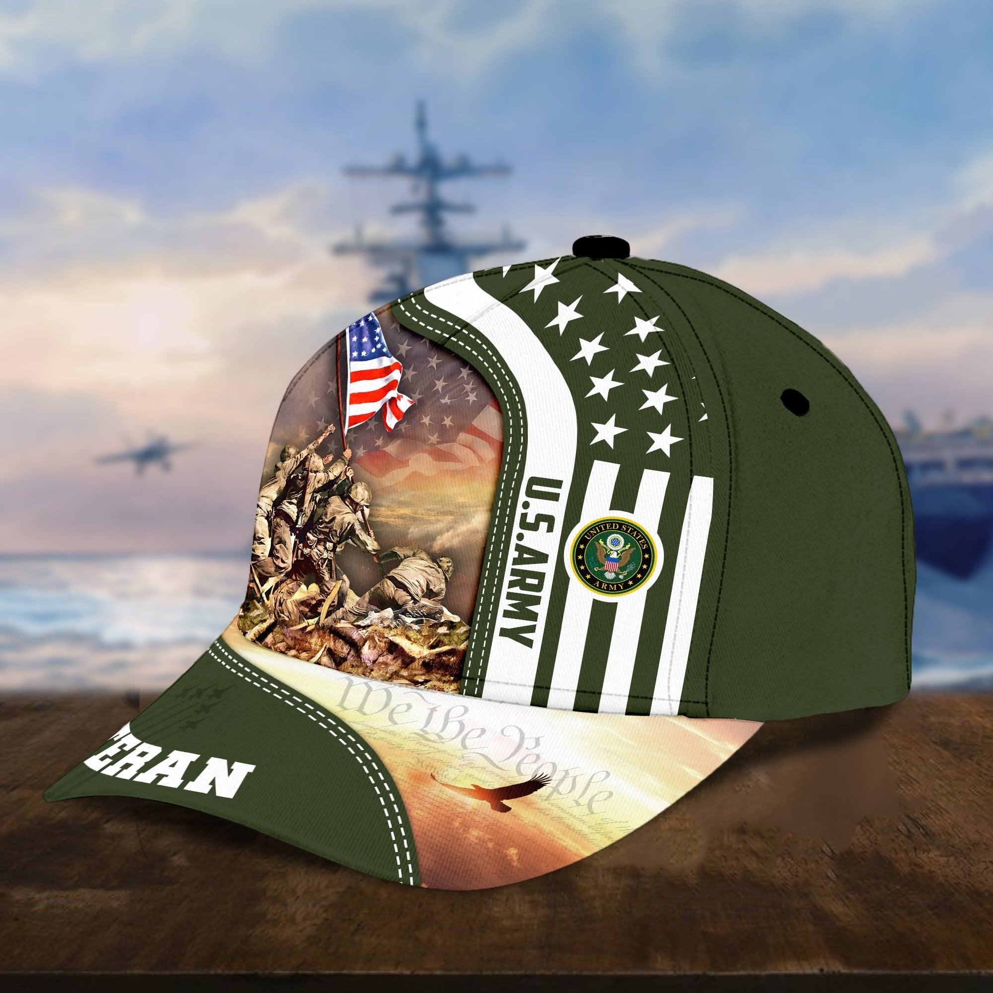 Premium Honoring All Who Served US Veterans Cap APVC280301