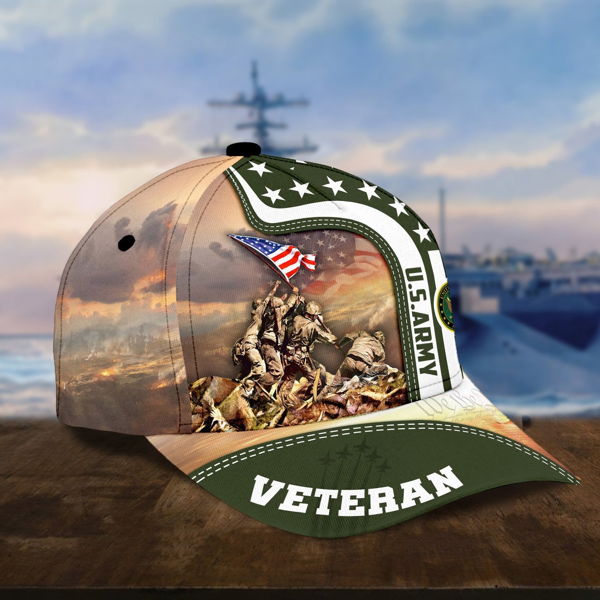 Premium Honoring All Who Served US Veterans Cap APVC280301