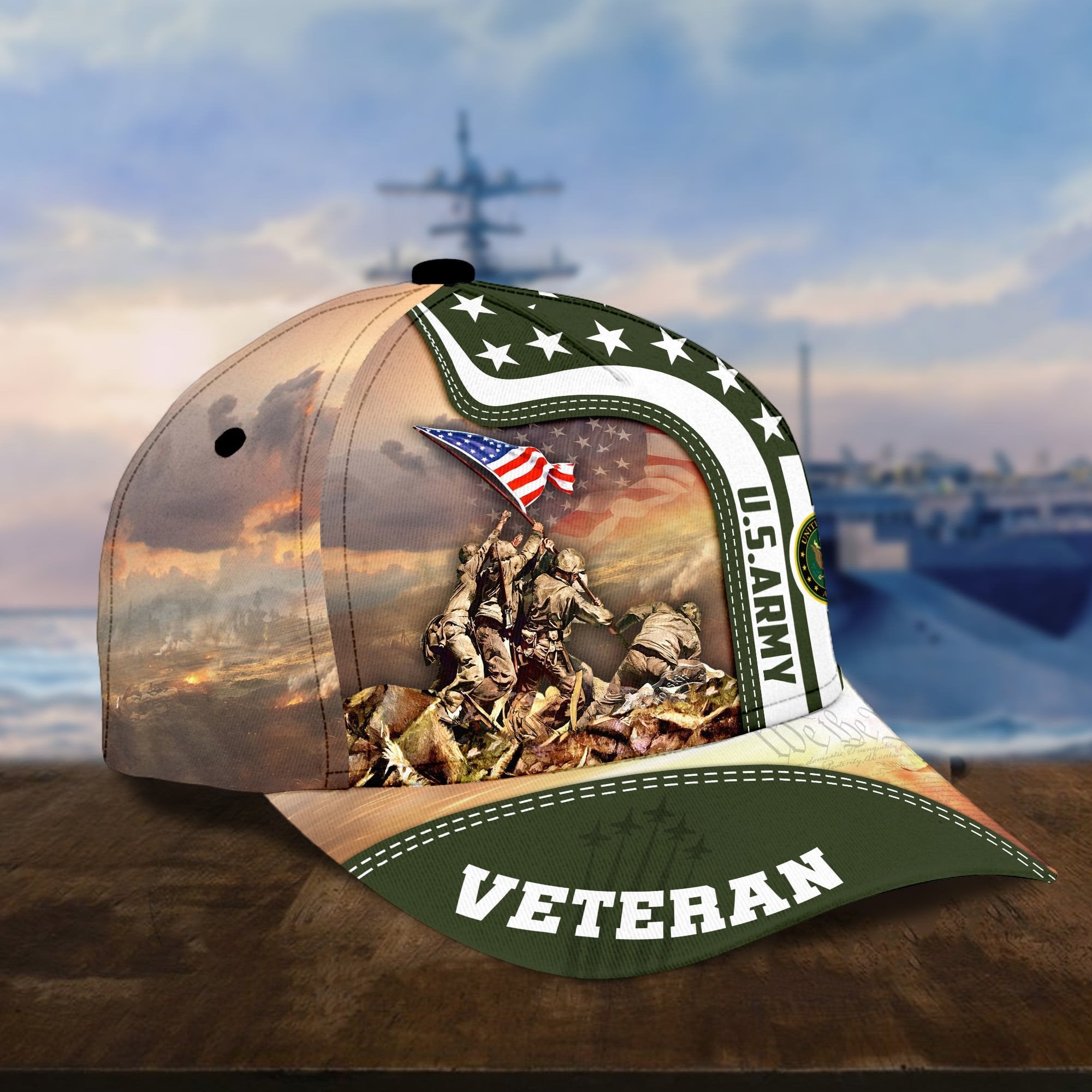 Premium Honoring All Who Served US Veterans Cap APVC280301