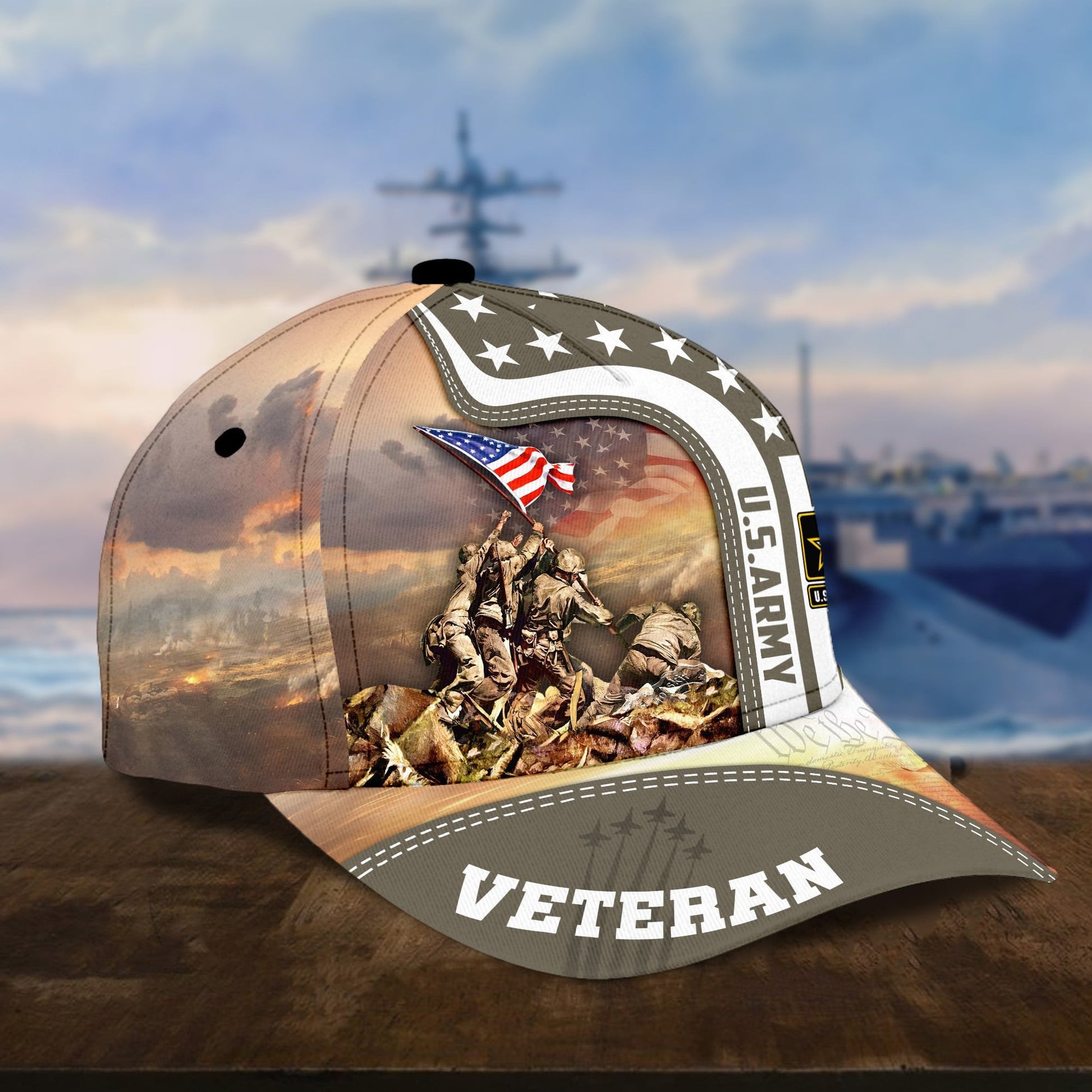 Premium Honoring All Who Served US Veterans Cap APVC280301