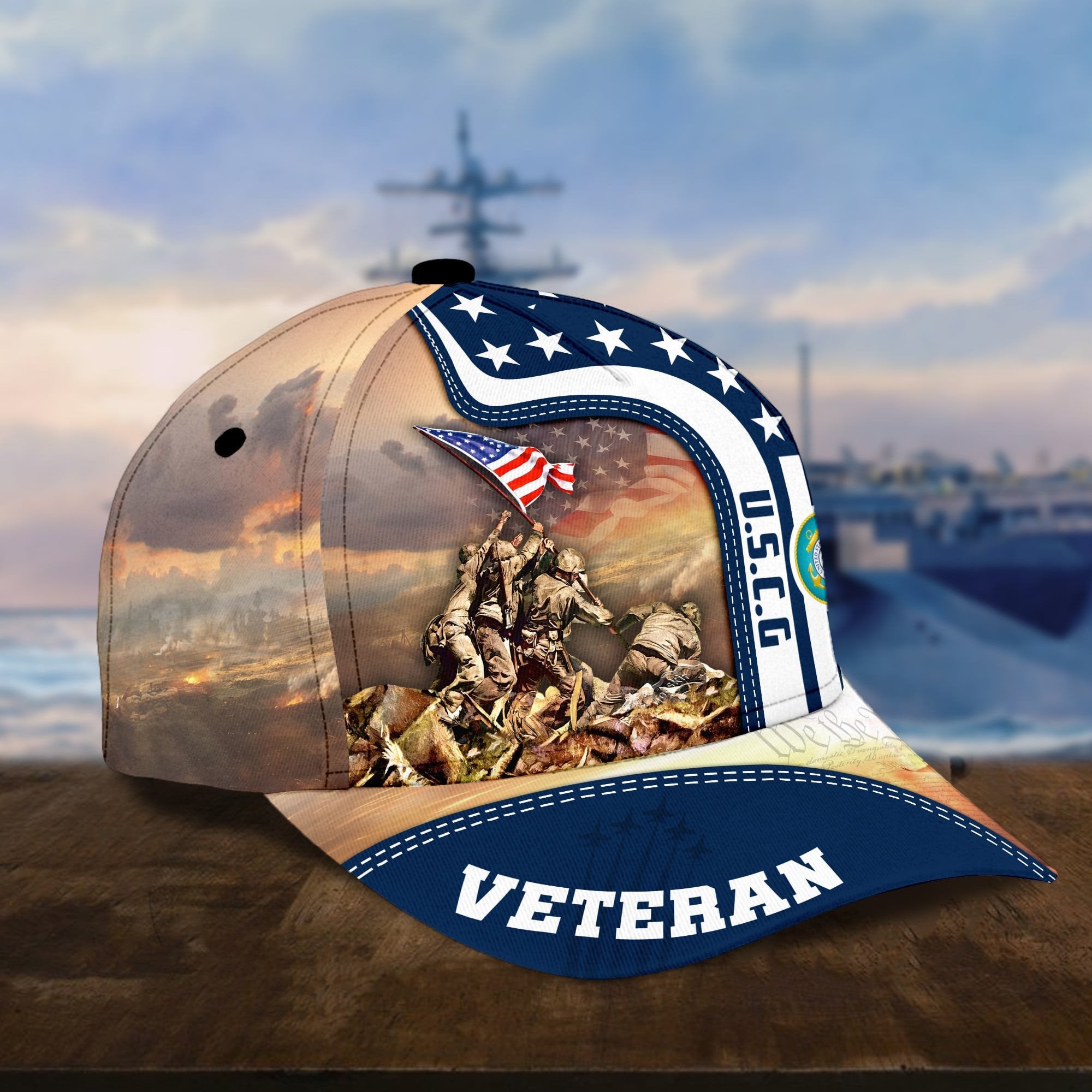 Premium Honoring All Who Served US Veterans Cap APVC280301