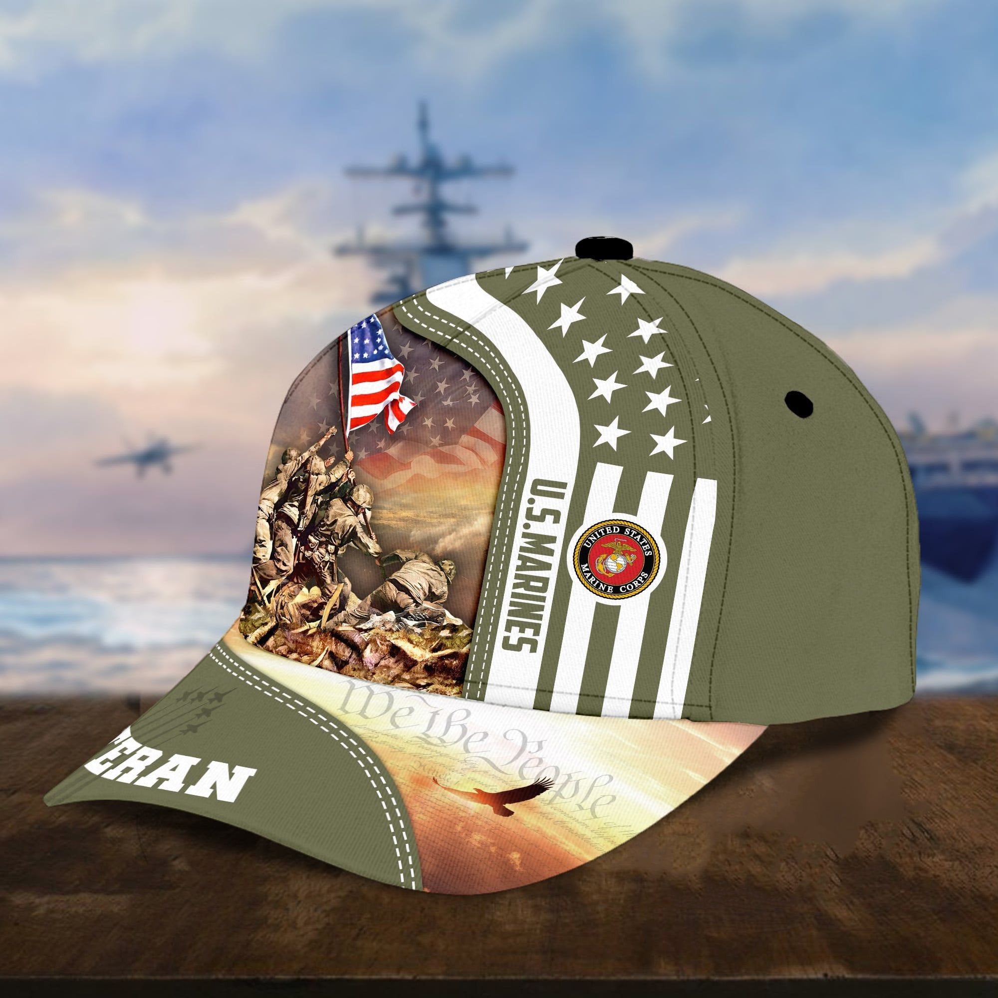 Premium Honoring All Who Served US Veterans Cap APVC280301