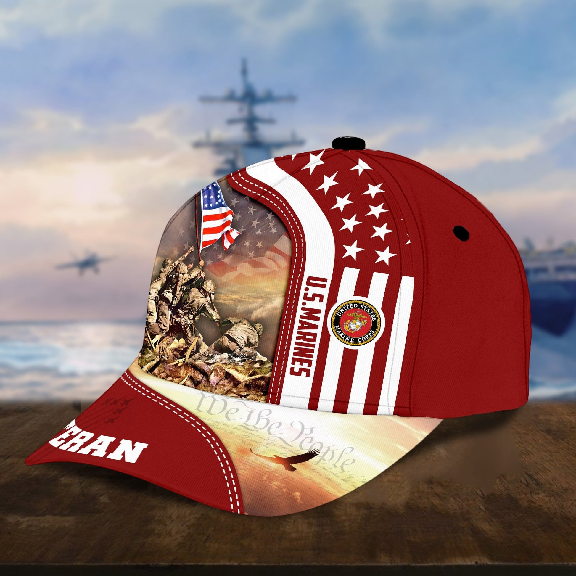 Premium Honoring All Who Served US Veterans Cap APVC280301