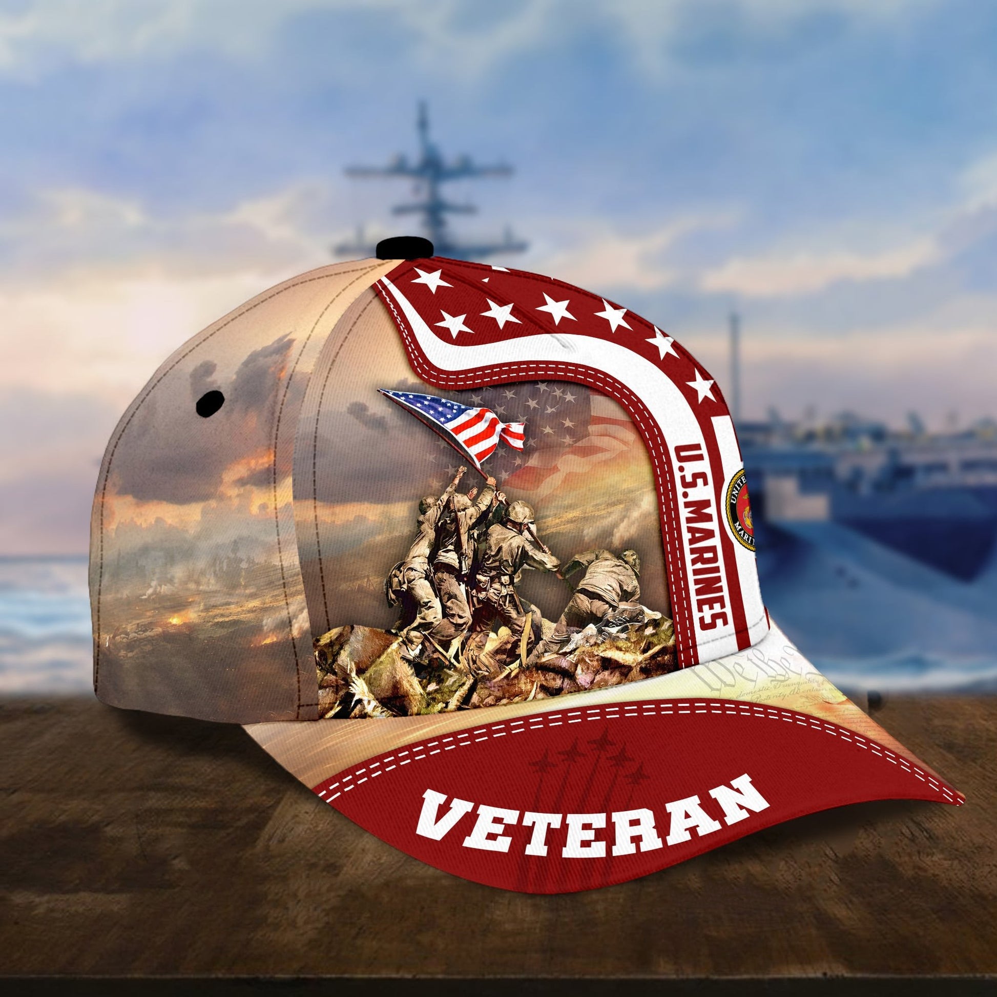 Premium Honoring All Who Served US Veterans Cap APVC280301
