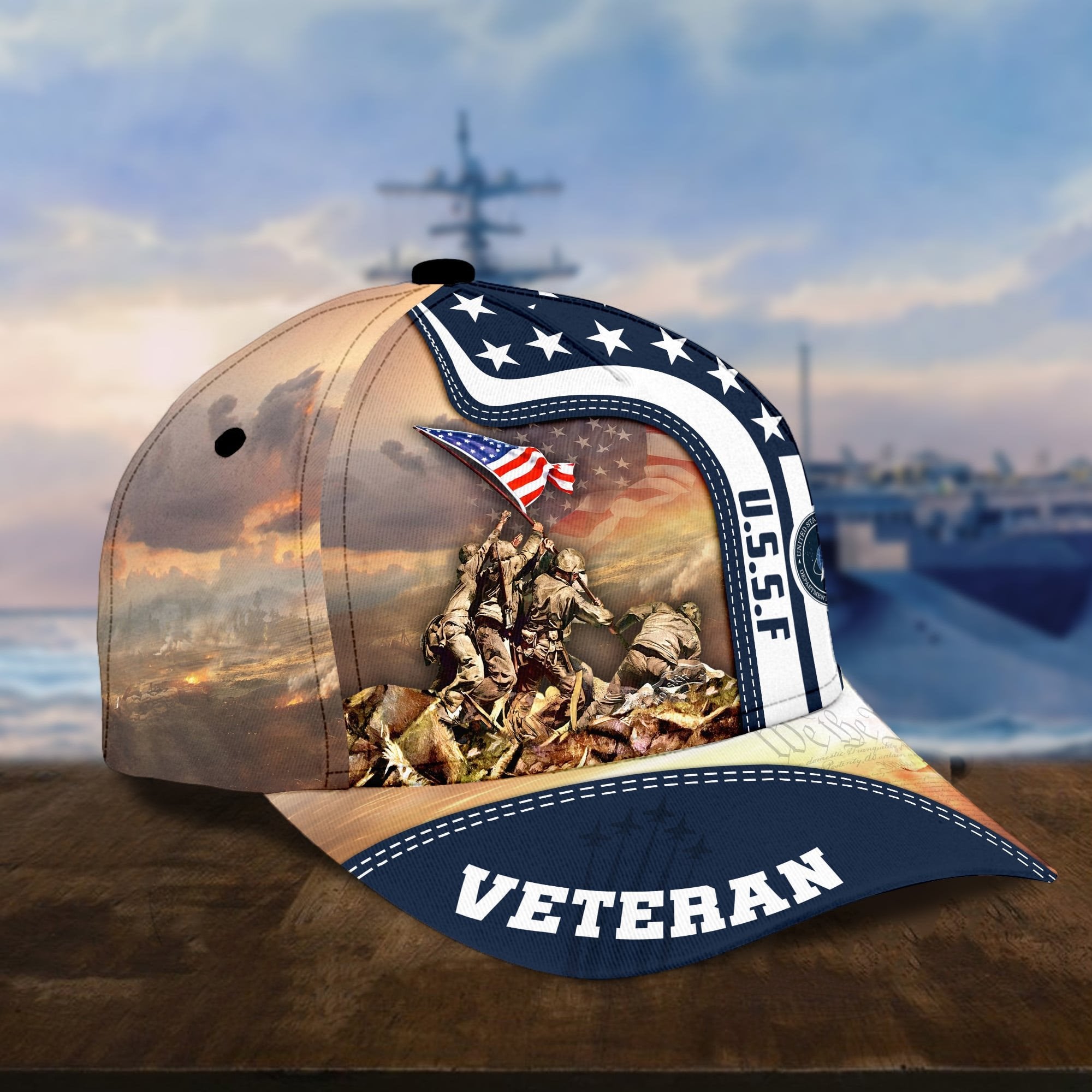 Premium Honoring All Who Served US Veterans Cap APVC280301