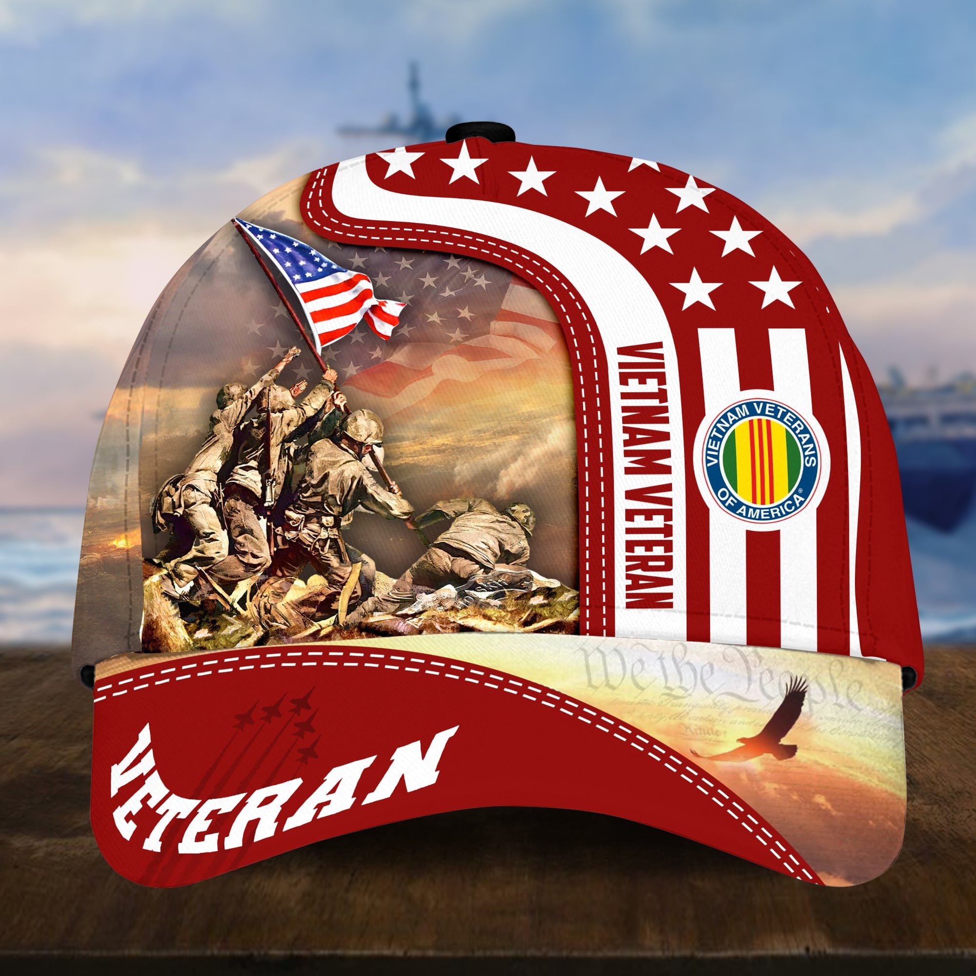 Premium Honoring All Who Served US Veterans Cap APVC280301