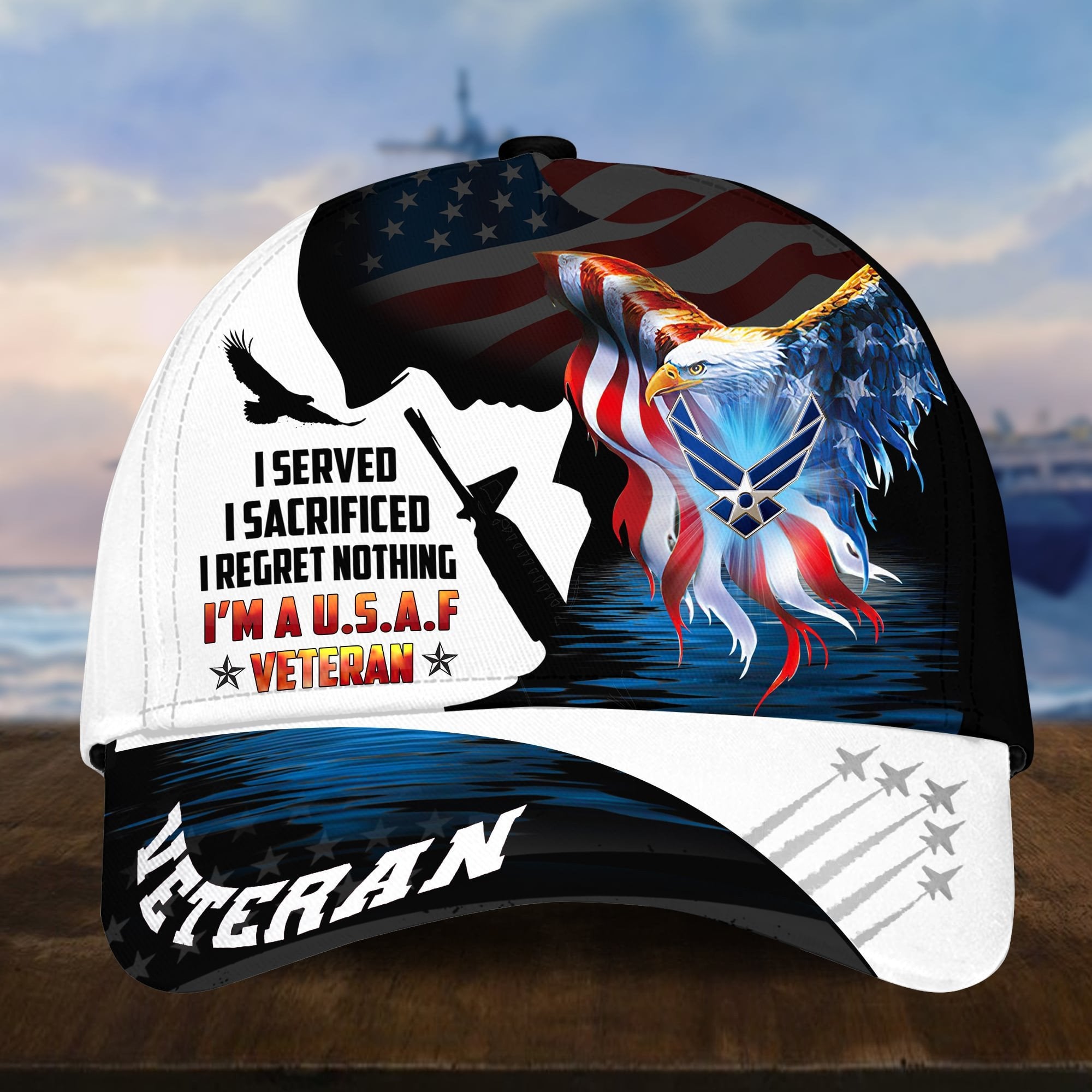 Premium I Served I Sacrificed I Regret Nothing I Am A US Veteran Cap APVC280302