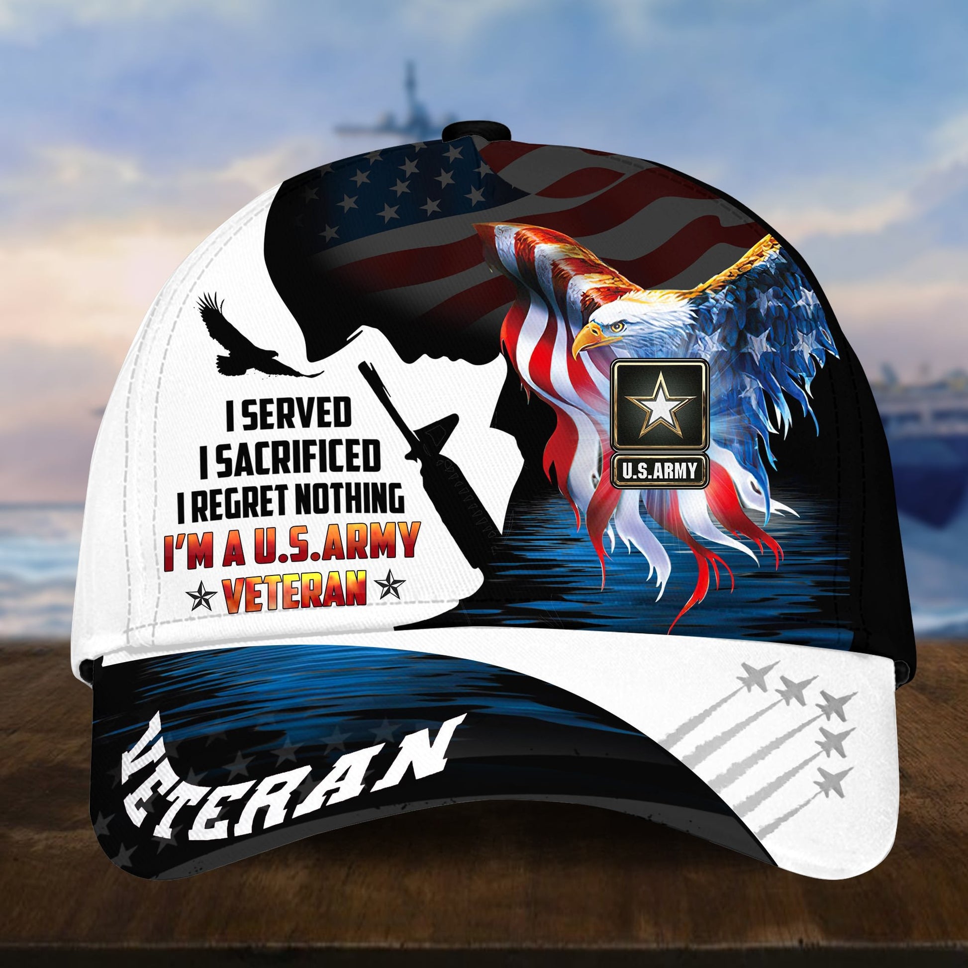 Premium I Served I Sacrificed I Regret Nothing I Am A US Veteran Cap APVC280302