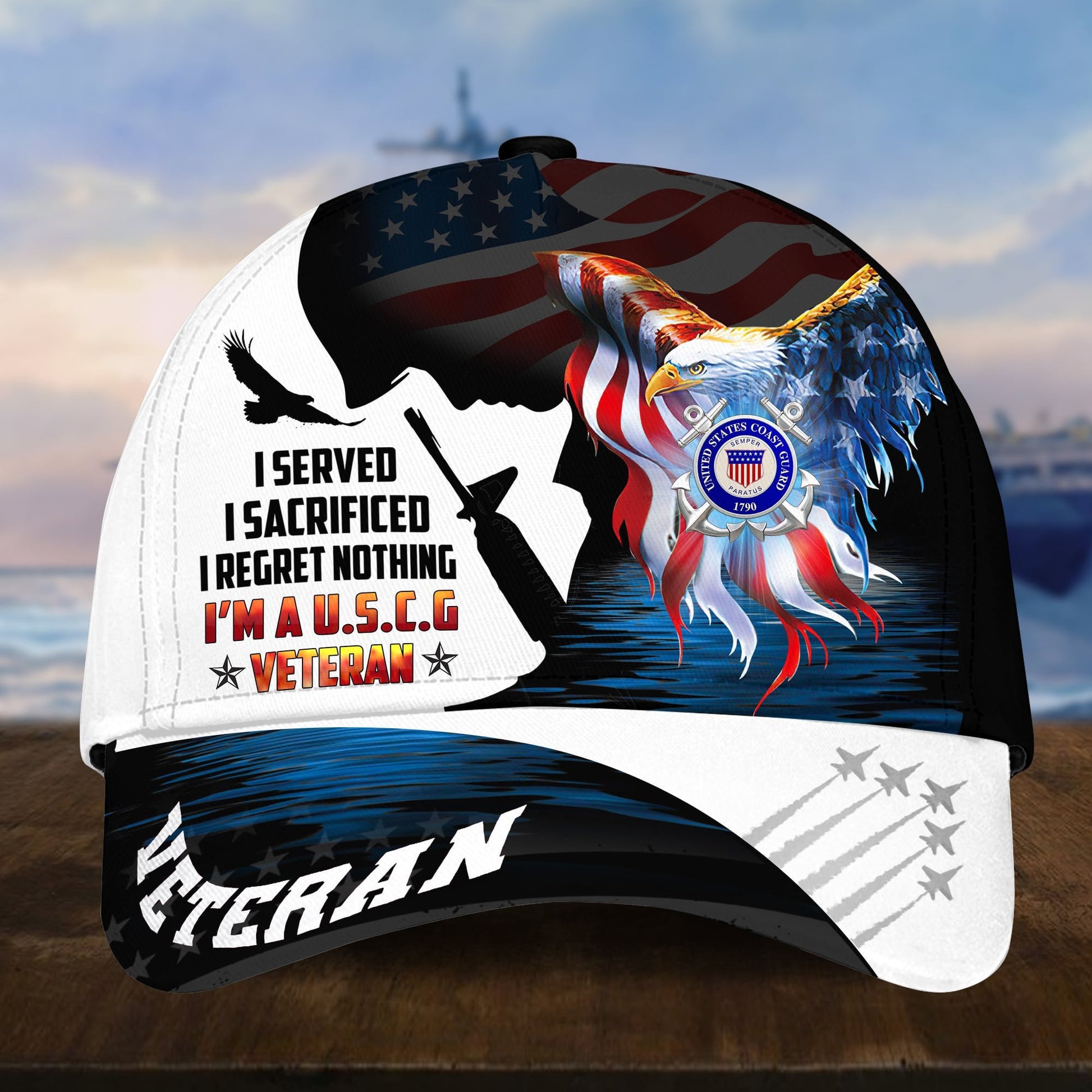 Premium I Served I Sacrificed I Regret Nothing I Am A US Veteran Cap APVC280302