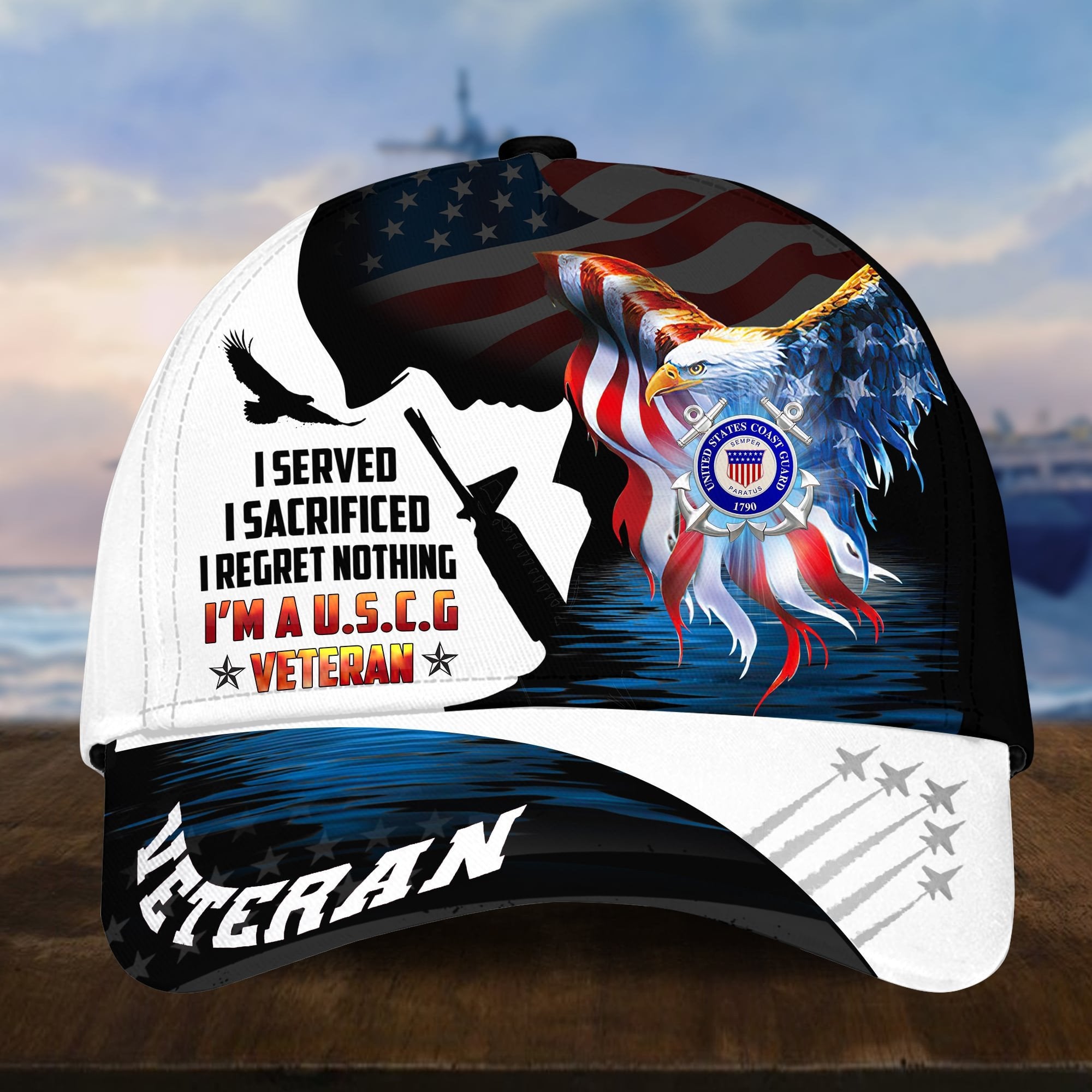 Premium I Served I Sacrificed I Regret Nothing I Am A US Veteran Cap APVC280302