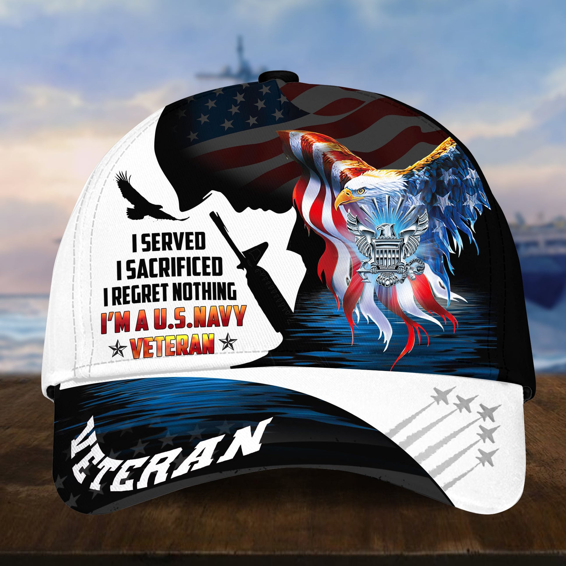 Premium I Served I Sacrificed I Regret Nothing I Am A US Veteran Cap APVC280302