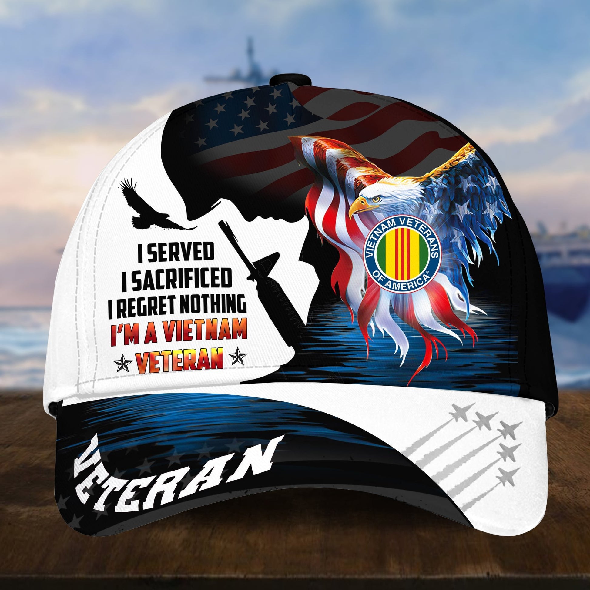 Premium I Served I Sacrificed I Regret Nothing I Am A US Veteran Cap APVC280302