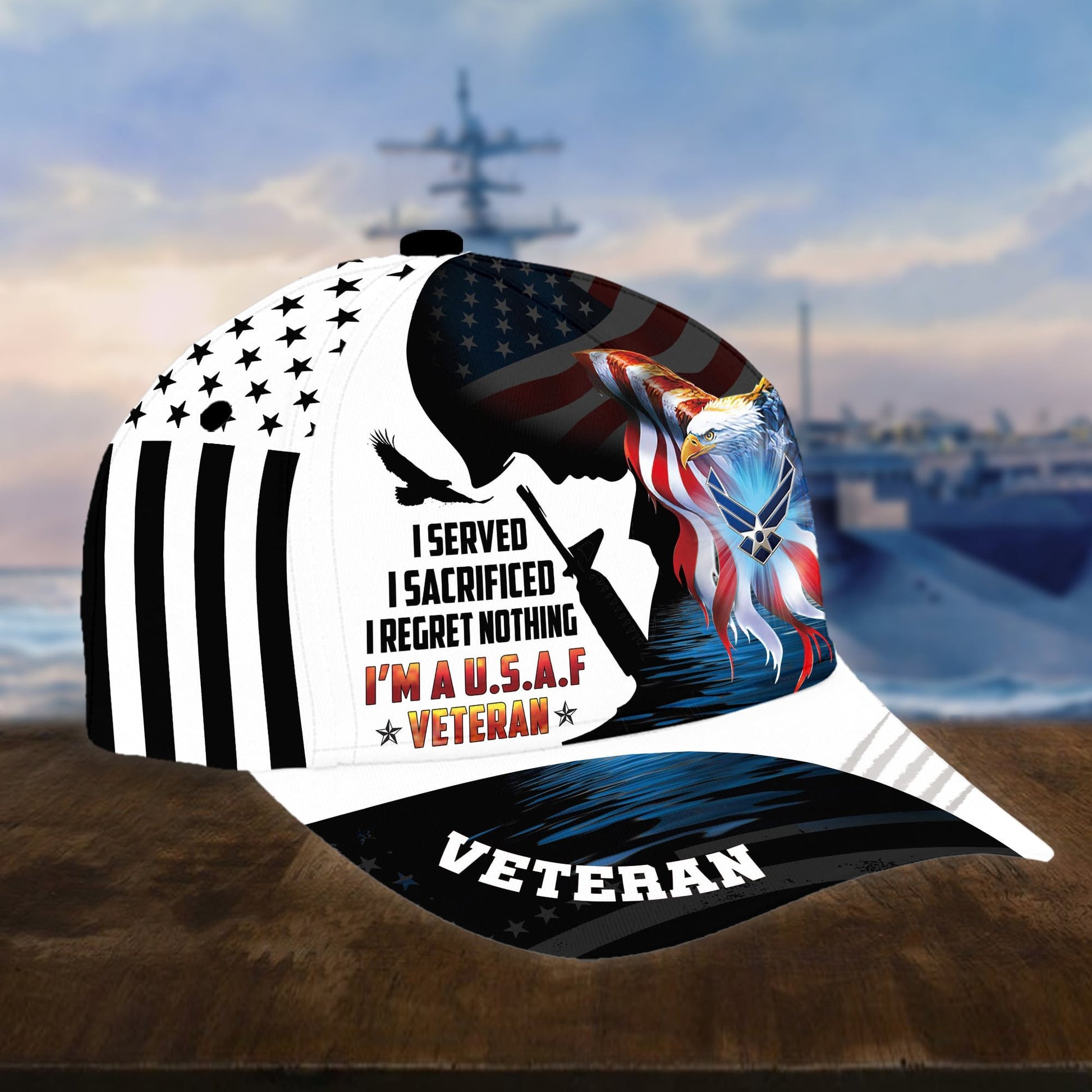Premium I Served I Sacrificed I Regret Nothing I Am A US Veteran Cap APVC280302