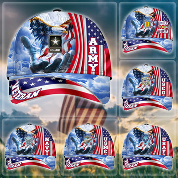 Premium American Pride US Veterans Cap NPVC240502