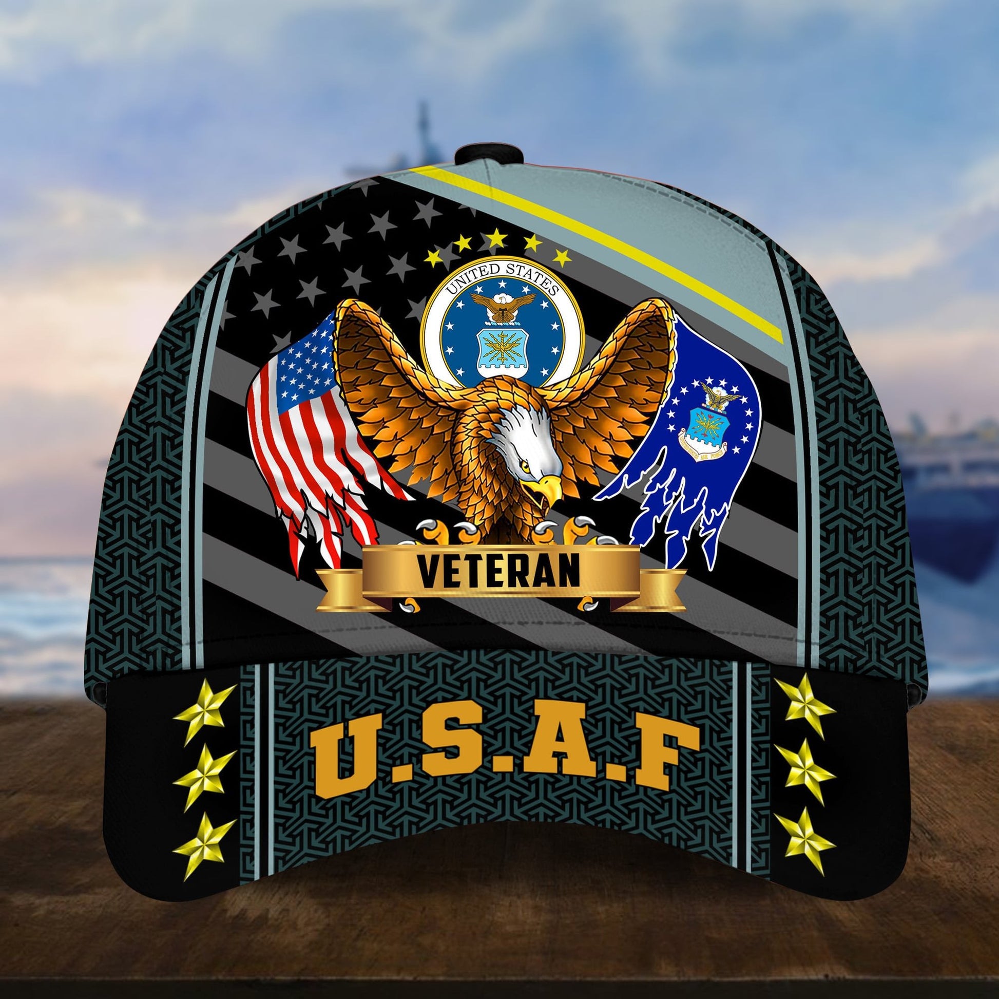 Premium Eagle US Veterans Cap APVC200703