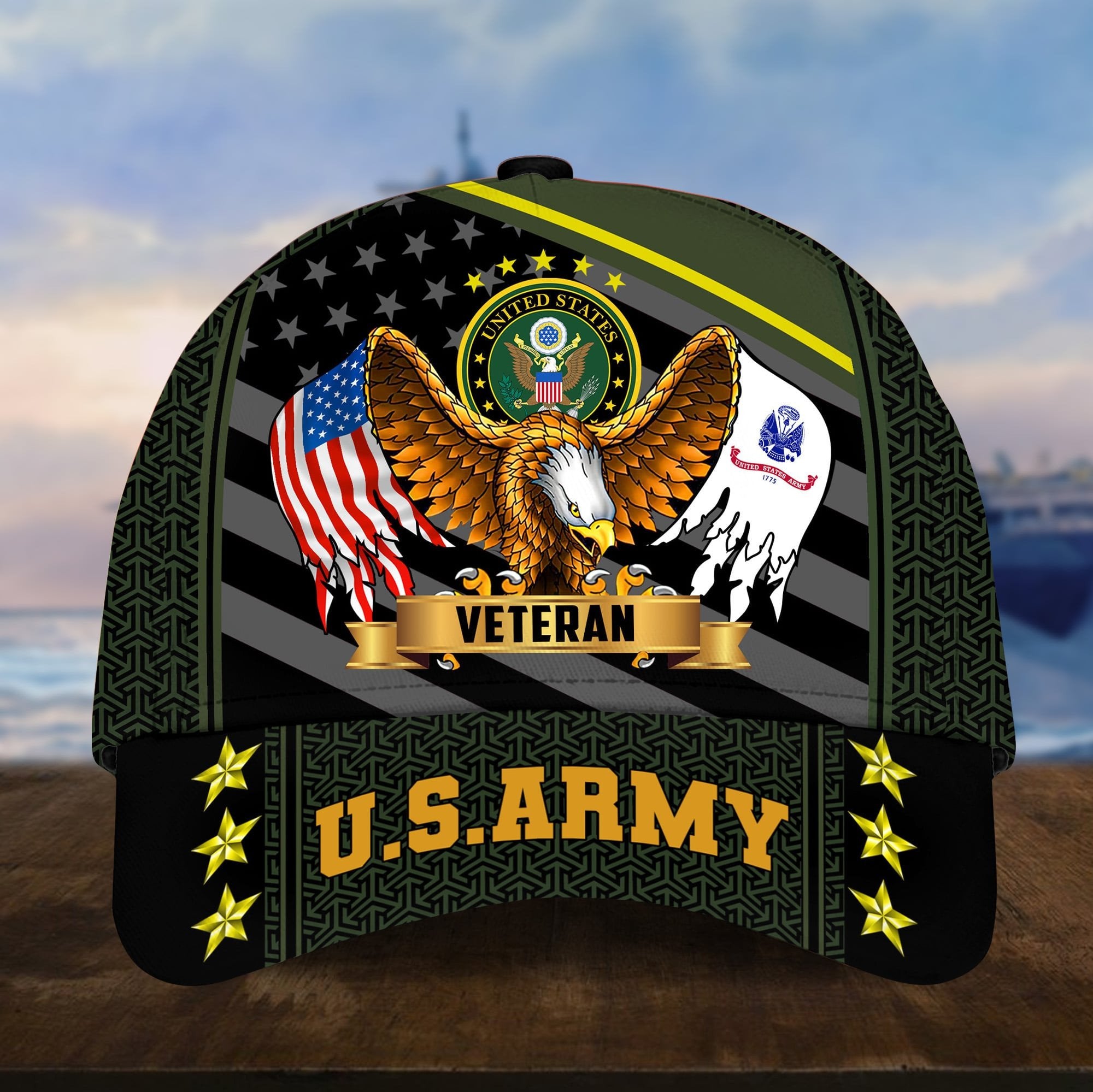 Premium Eagle US Veterans Cap APVC200703