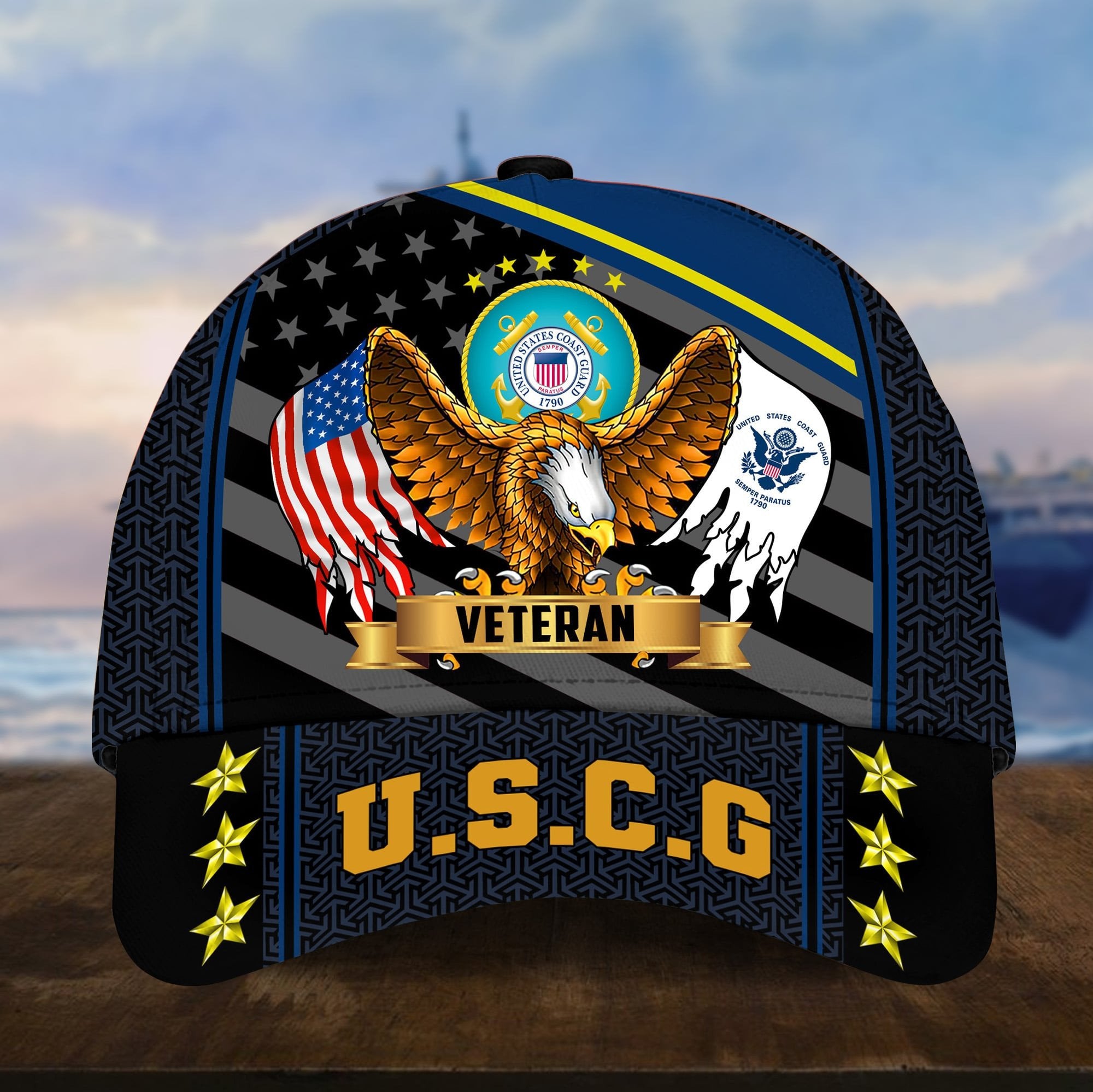 Premium Eagle US Veterans Cap APVC200703