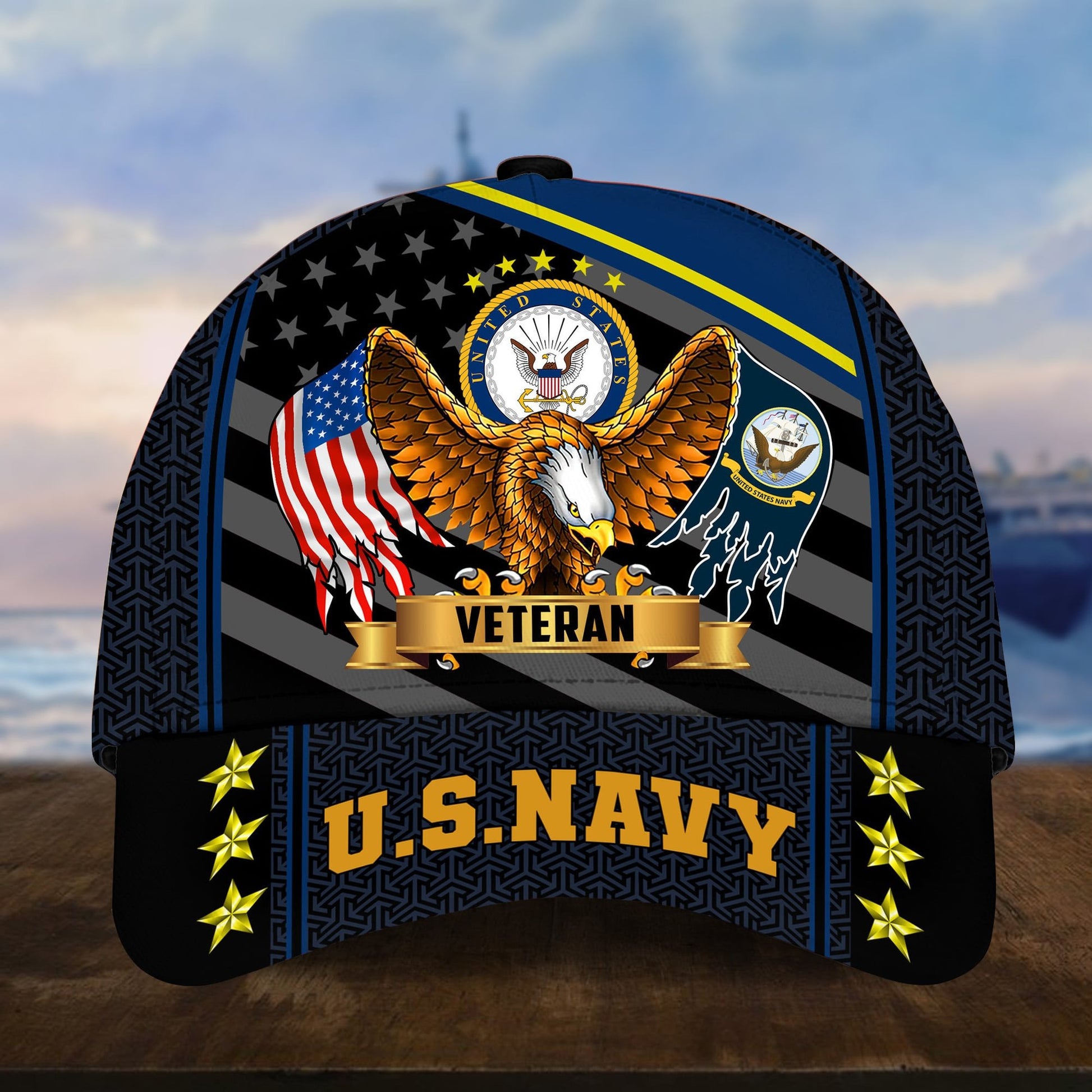 Premium Eagle US Veterans Cap APVC200703