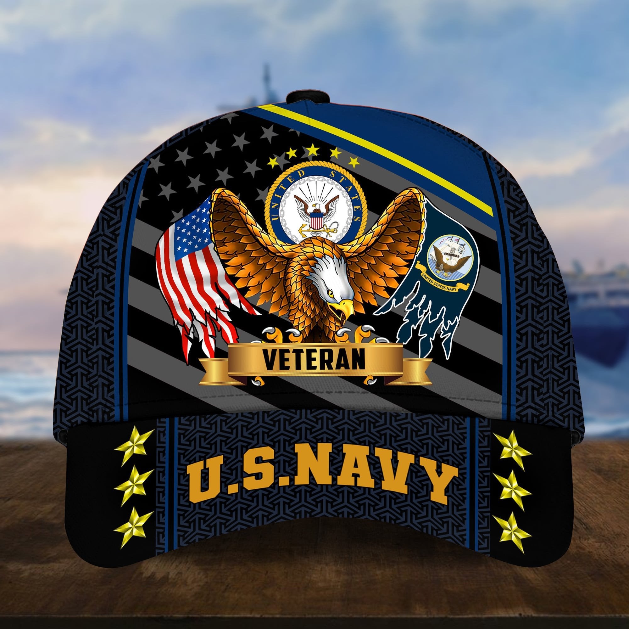Premium Eagle US Veterans Cap APVC200703