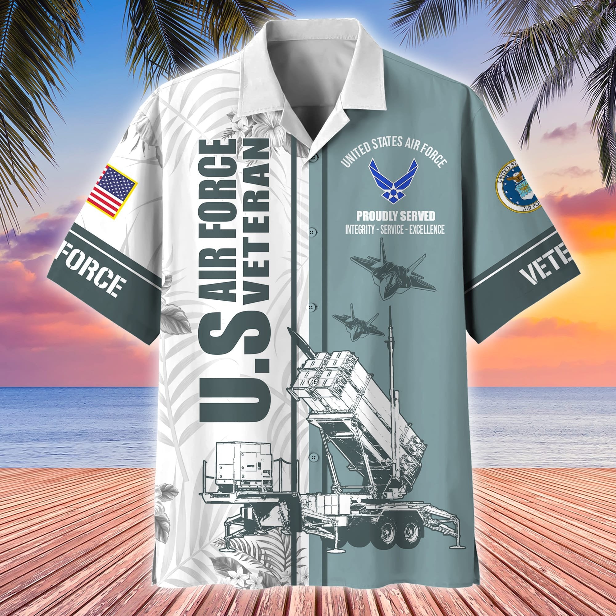 Premium Proudly Served US Veterans Hawaii Shirt APVC160401