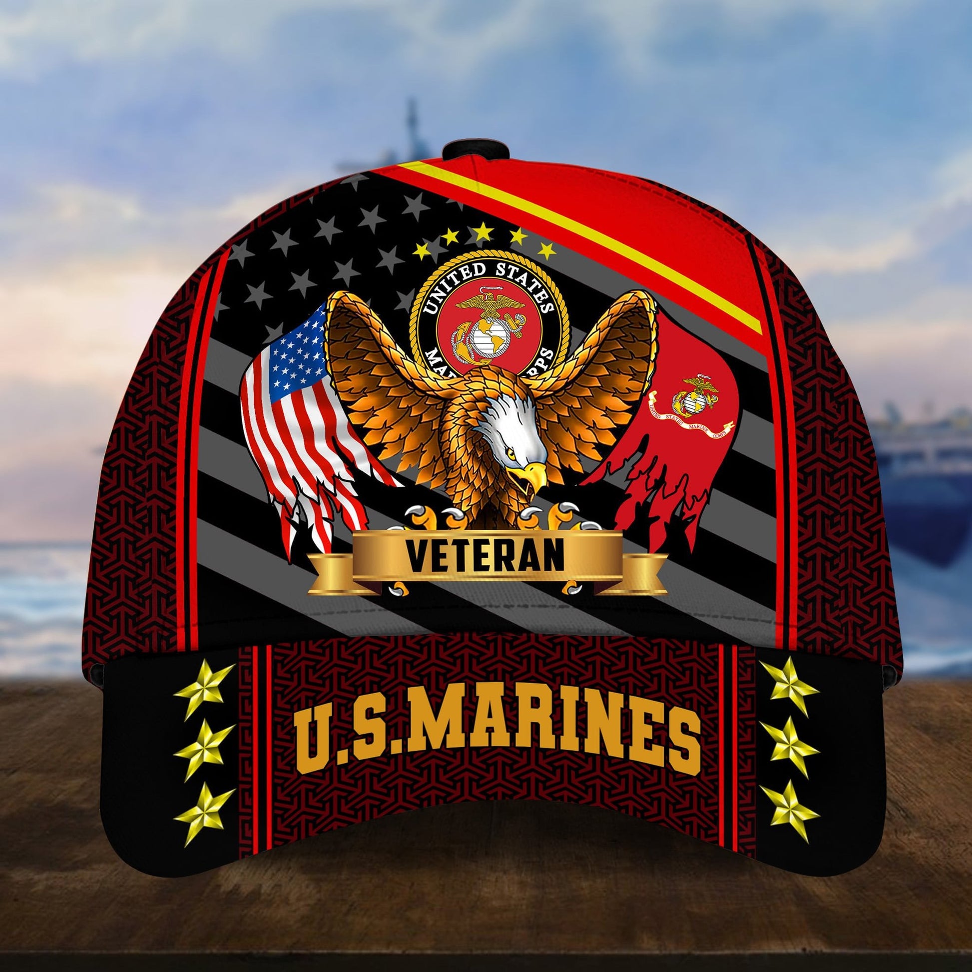 Premium Eagle US Veterans Cap APVC200703