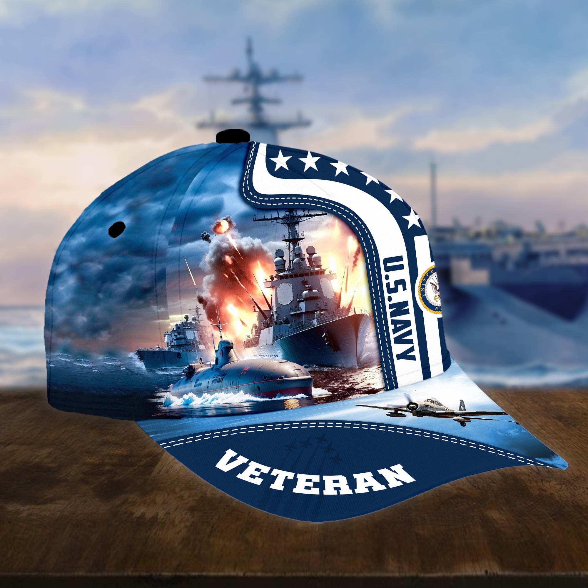 Premium Proudly Served US Veterans Cap APVC240401