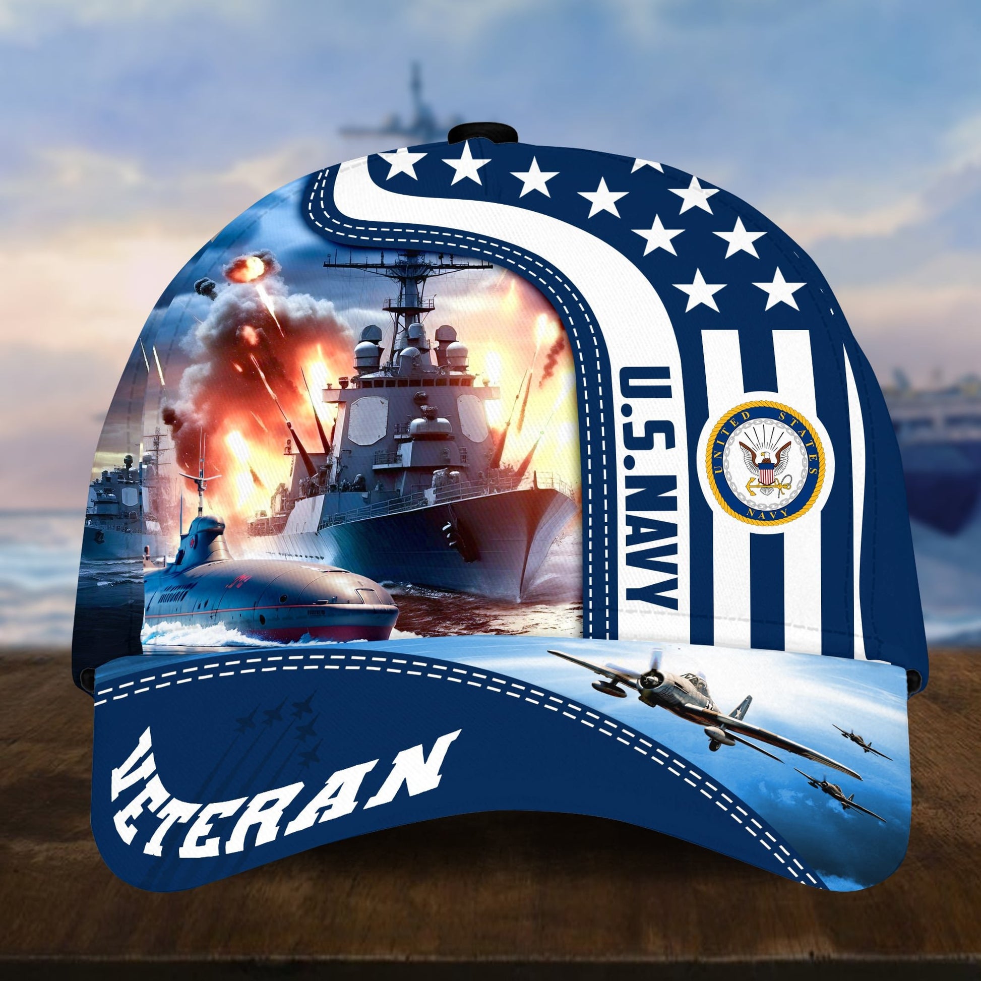 Premium Proudly Served US Veterans Cap APVC240401