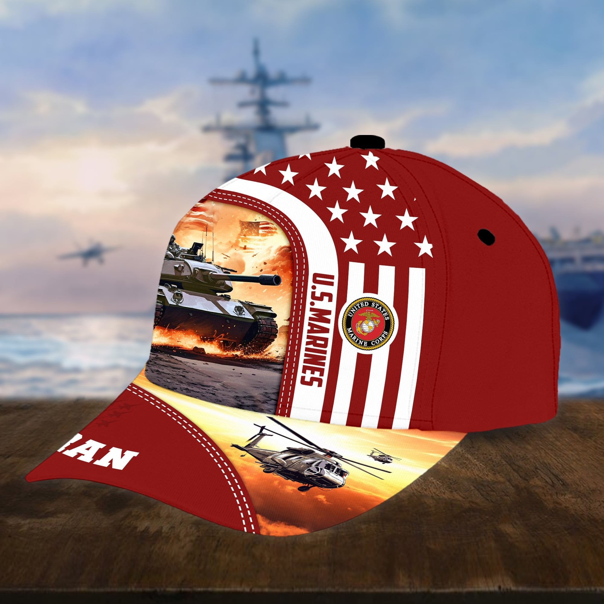 Premium Proudly Served US Veterans Cap APVC240401