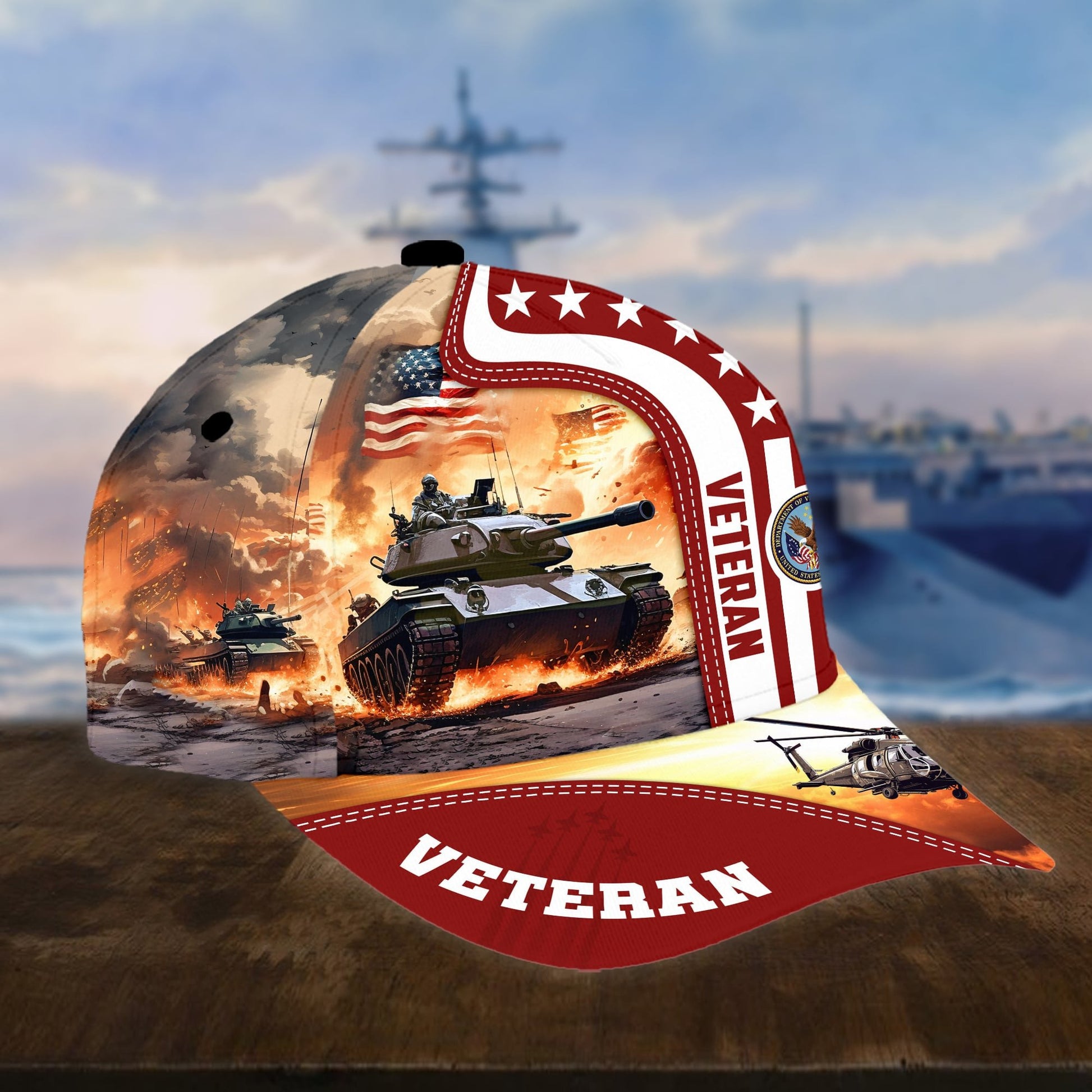 Premium Proudly Served US Veterans Cap APVC240401