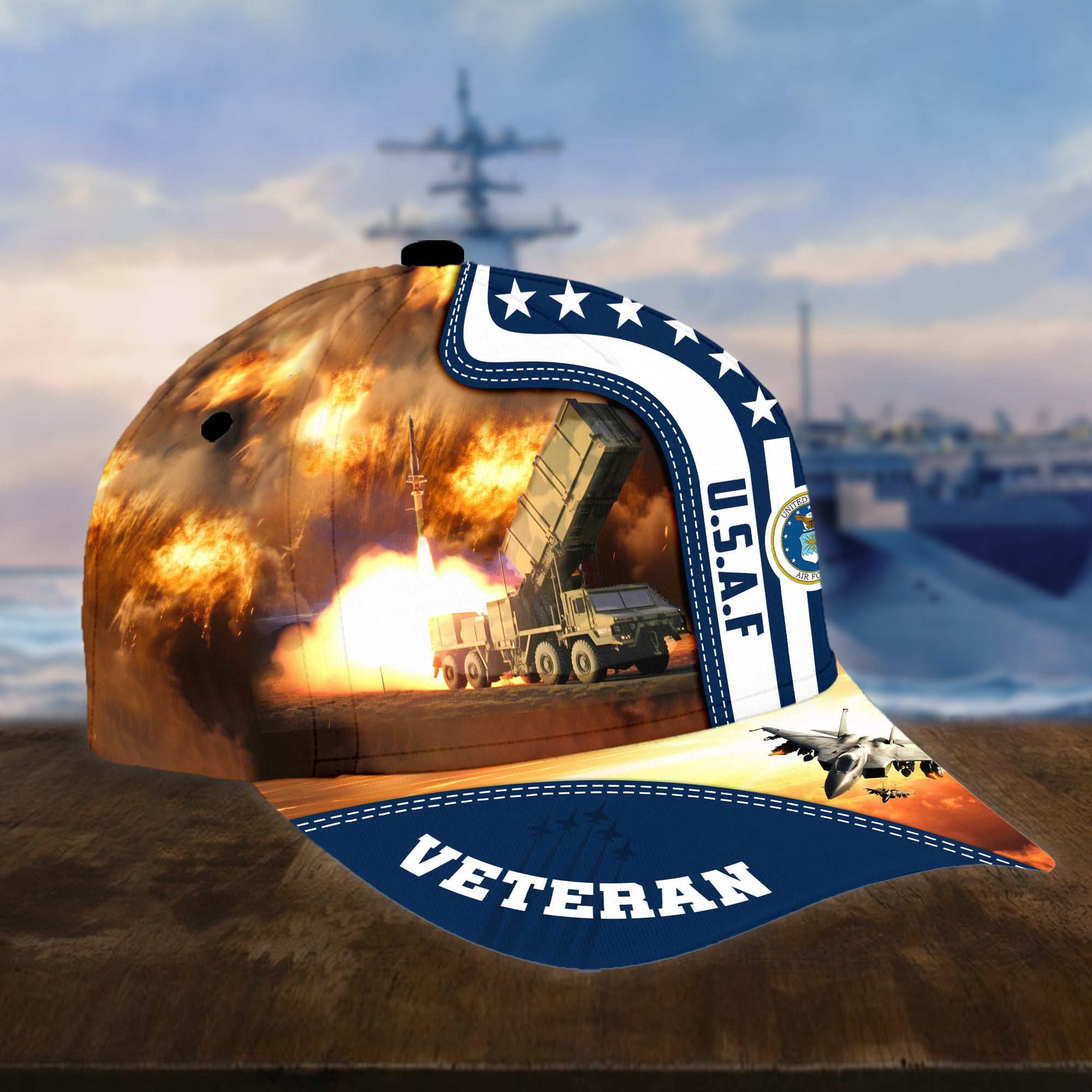 Premium Proudly Served US Veterans Cap APVC240401