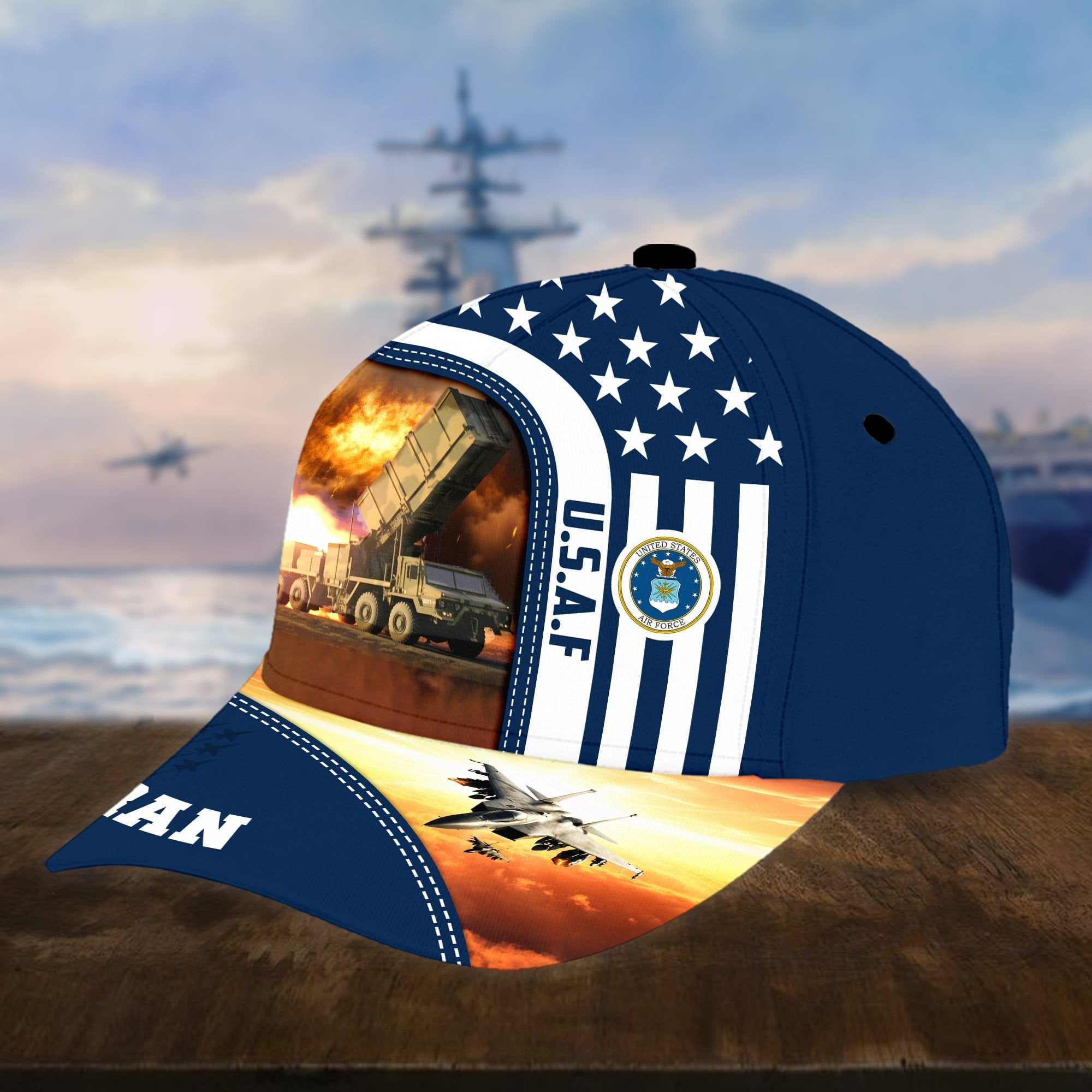 Premium Proudly Served US Veterans Cap APVC240401