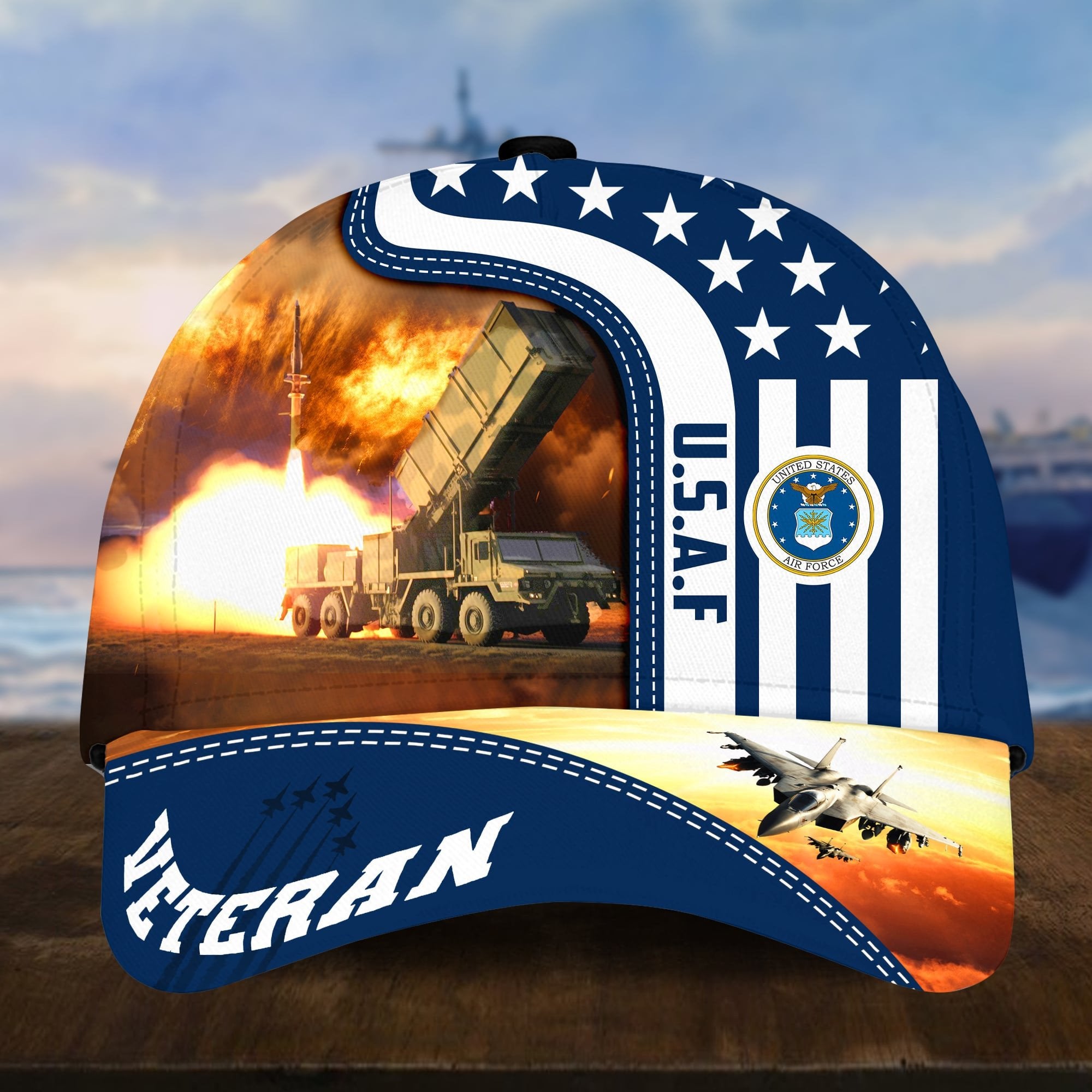 Premium Proudly Served US Veterans Cap APVC240401