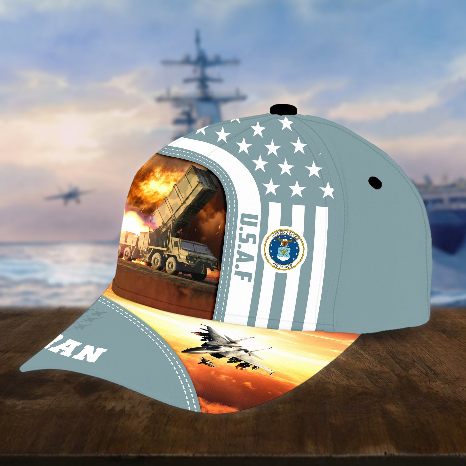 Premium Proudly Served US Veterans Cap APVC240401