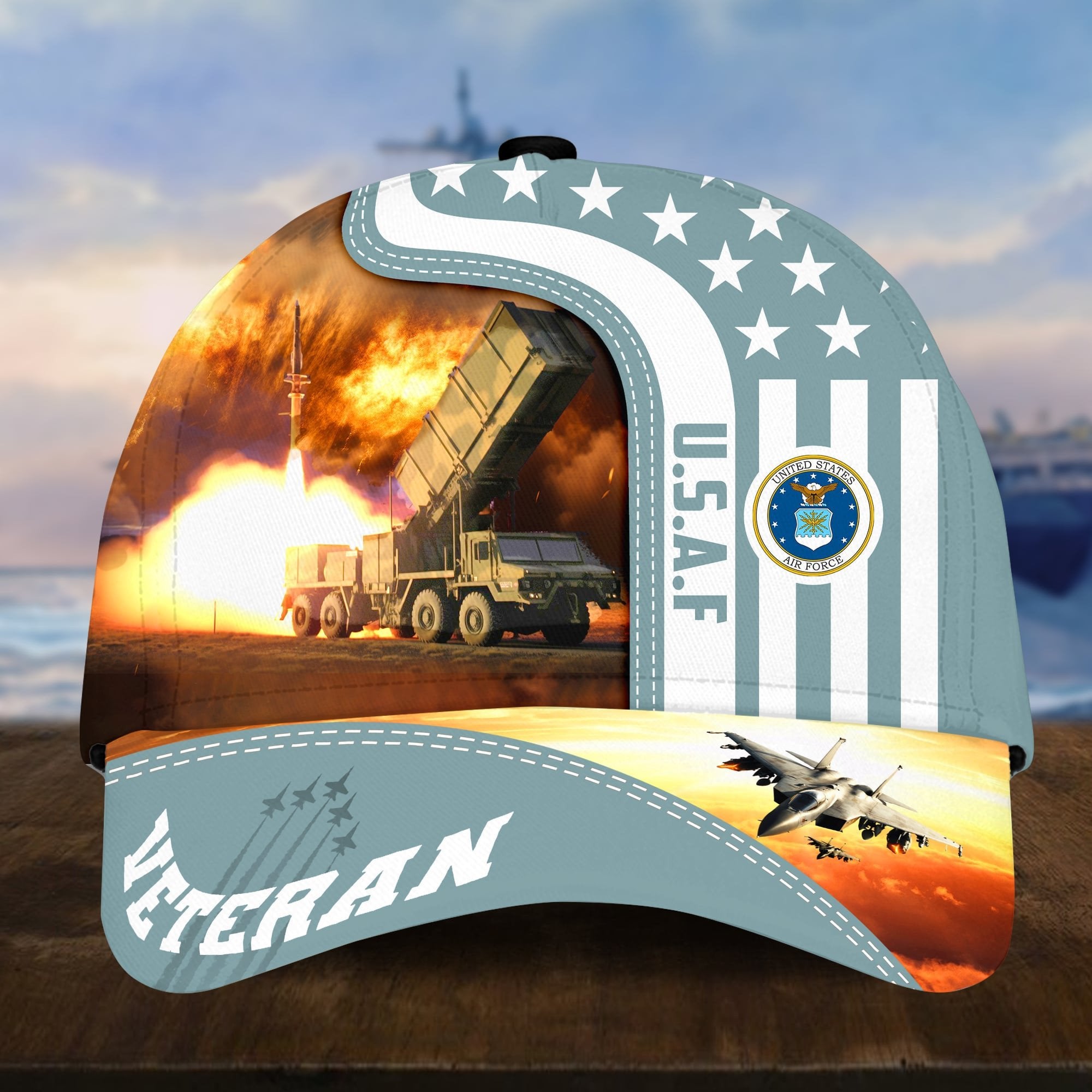 Premium Proudly Served US Veterans Cap APVC240401