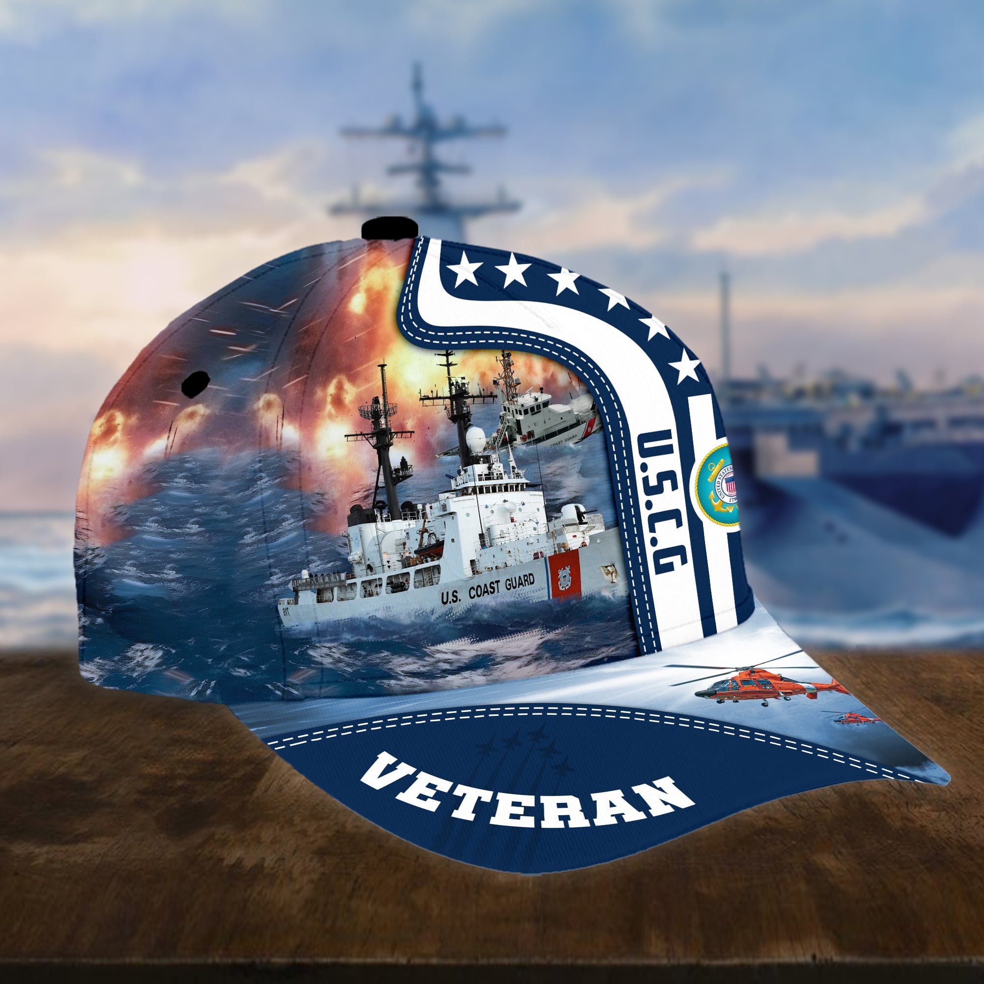 Premium Proudly Served US Veterans Cap APVC240401