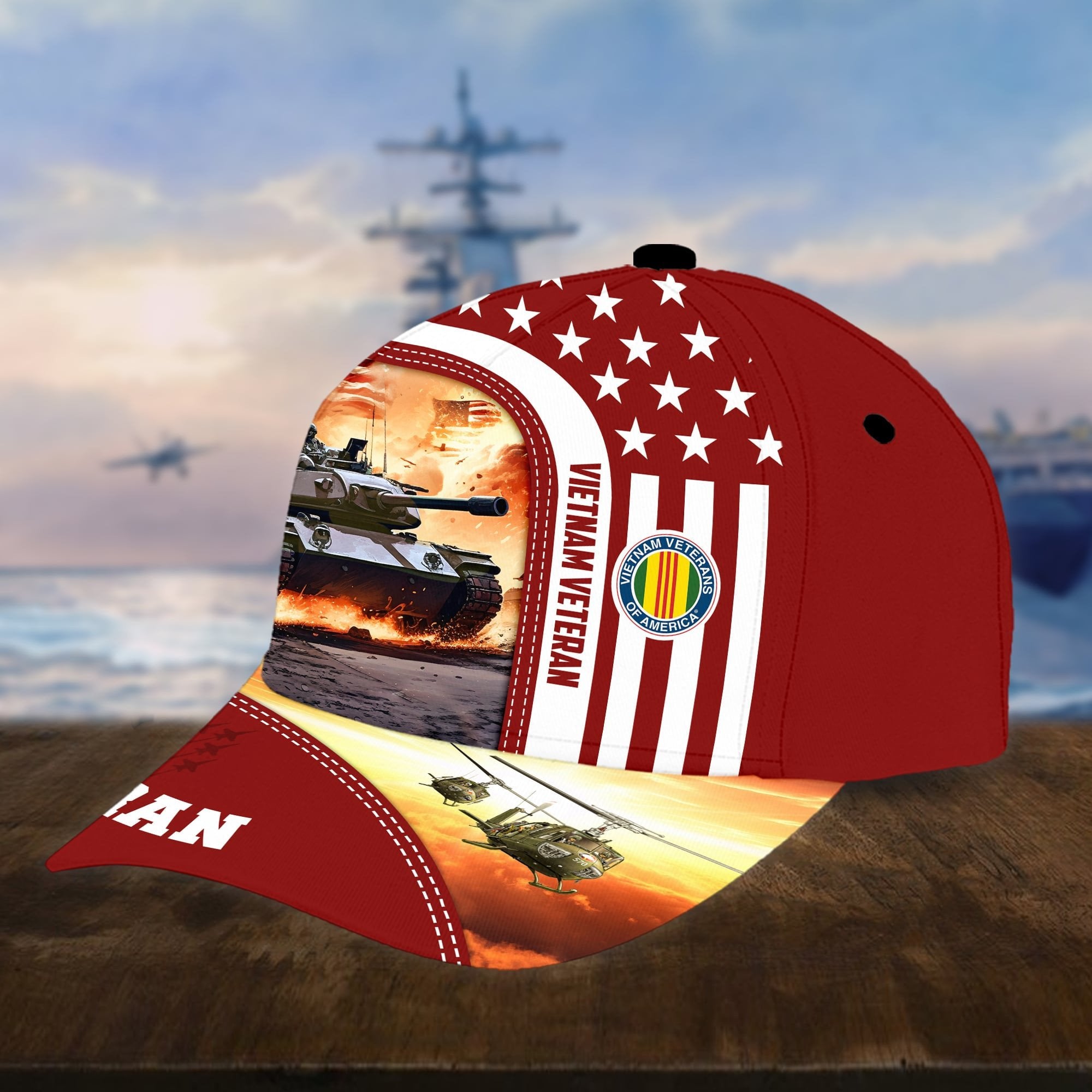 Premium Proudly Served US Veterans Cap APVC240401