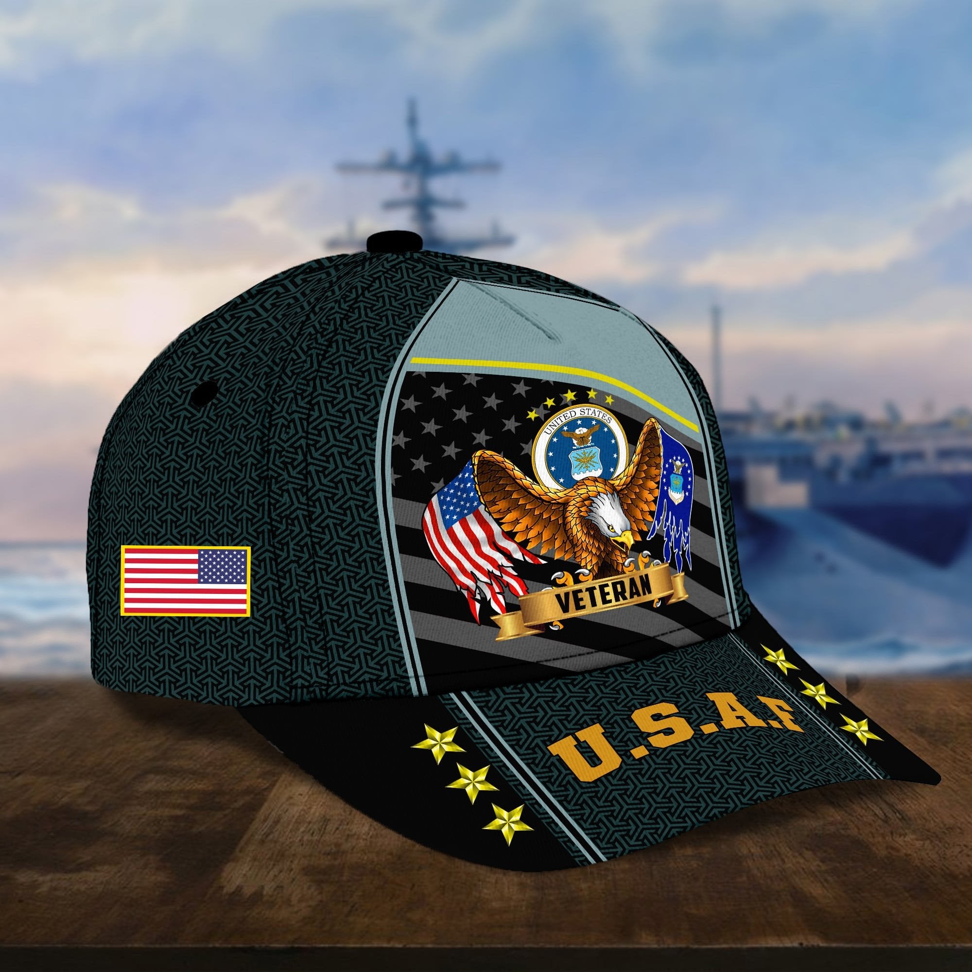 Premium Eagle US Veterans Cap APVC200703