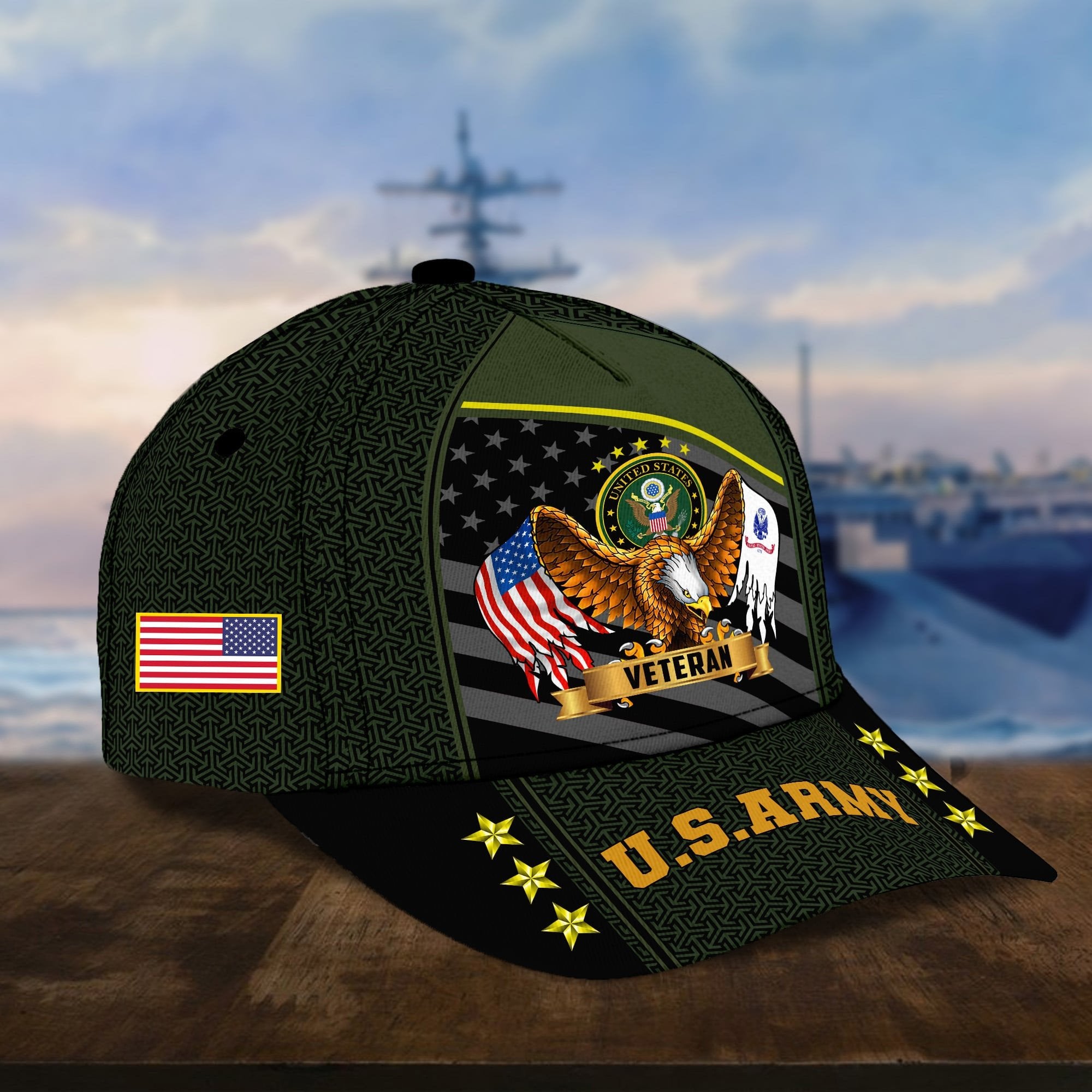 Premium Eagle US Veterans Cap APVC200703