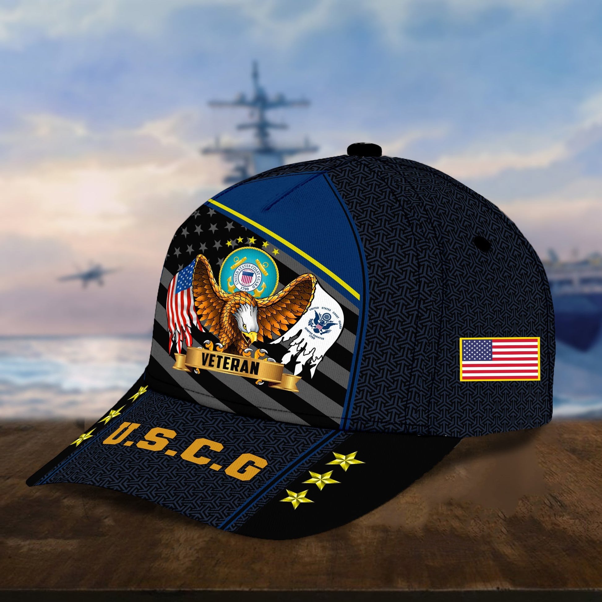 Premium Eagle US Veterans Cap APVC200703