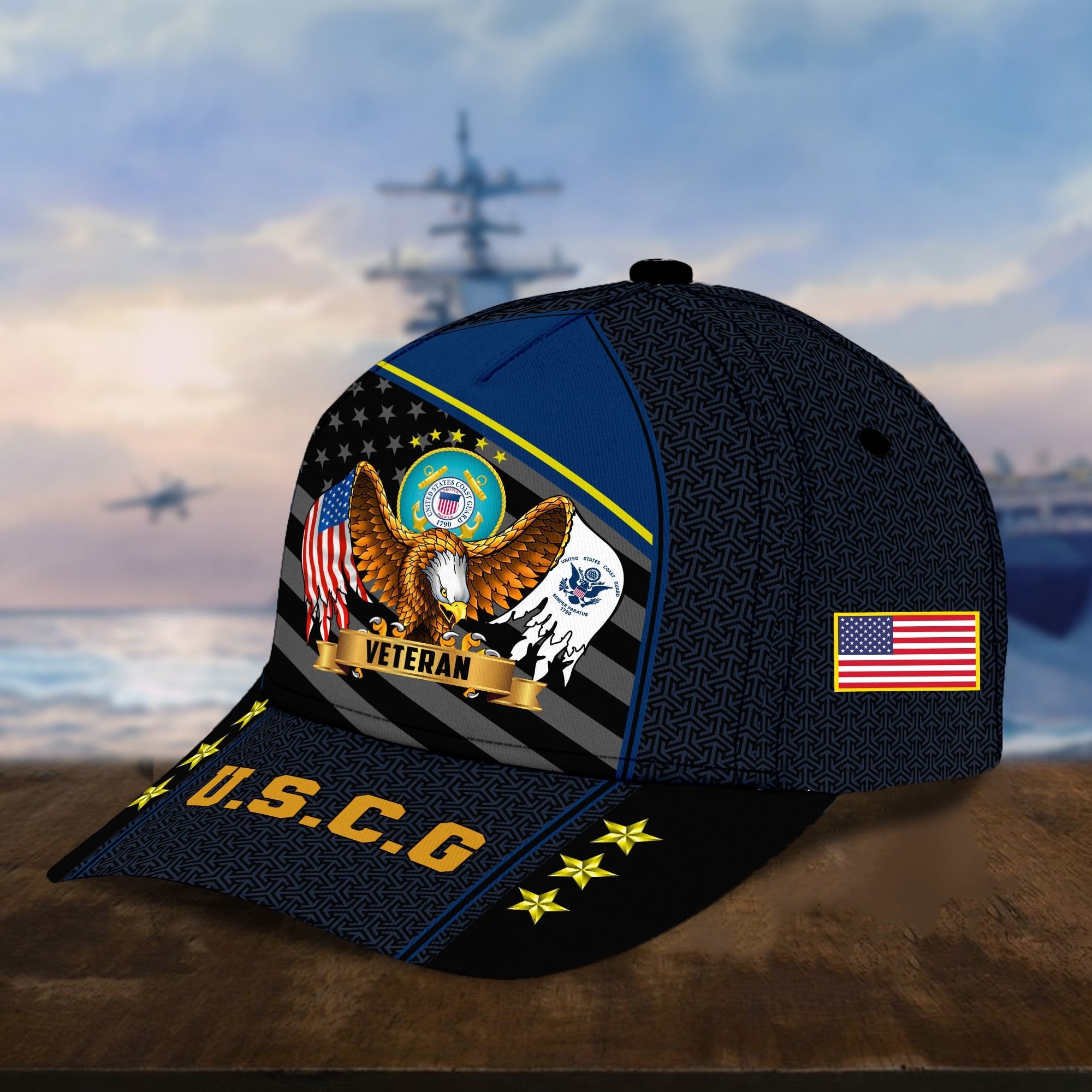 Premium Eagle US Veterans Cap APVC200703