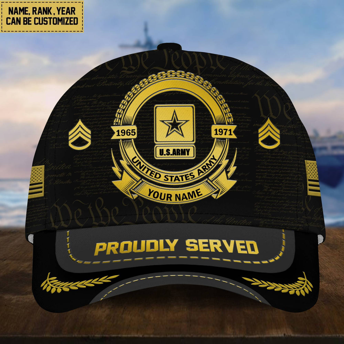 US Army Veteran Hat - Military Honor Army Cap VPVC001701