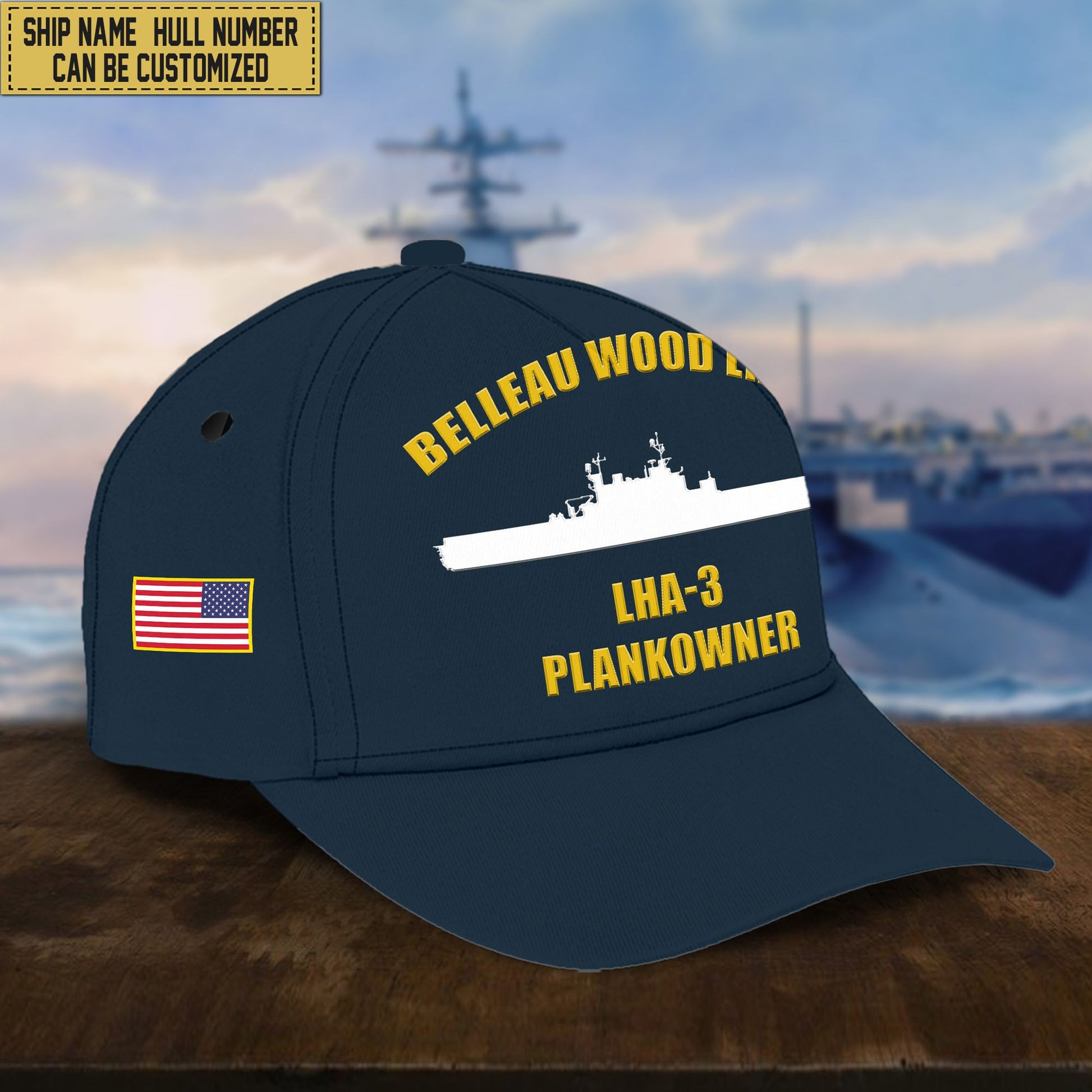 Custom Us Navy Ships Classic Baseball Cap VPVC0016