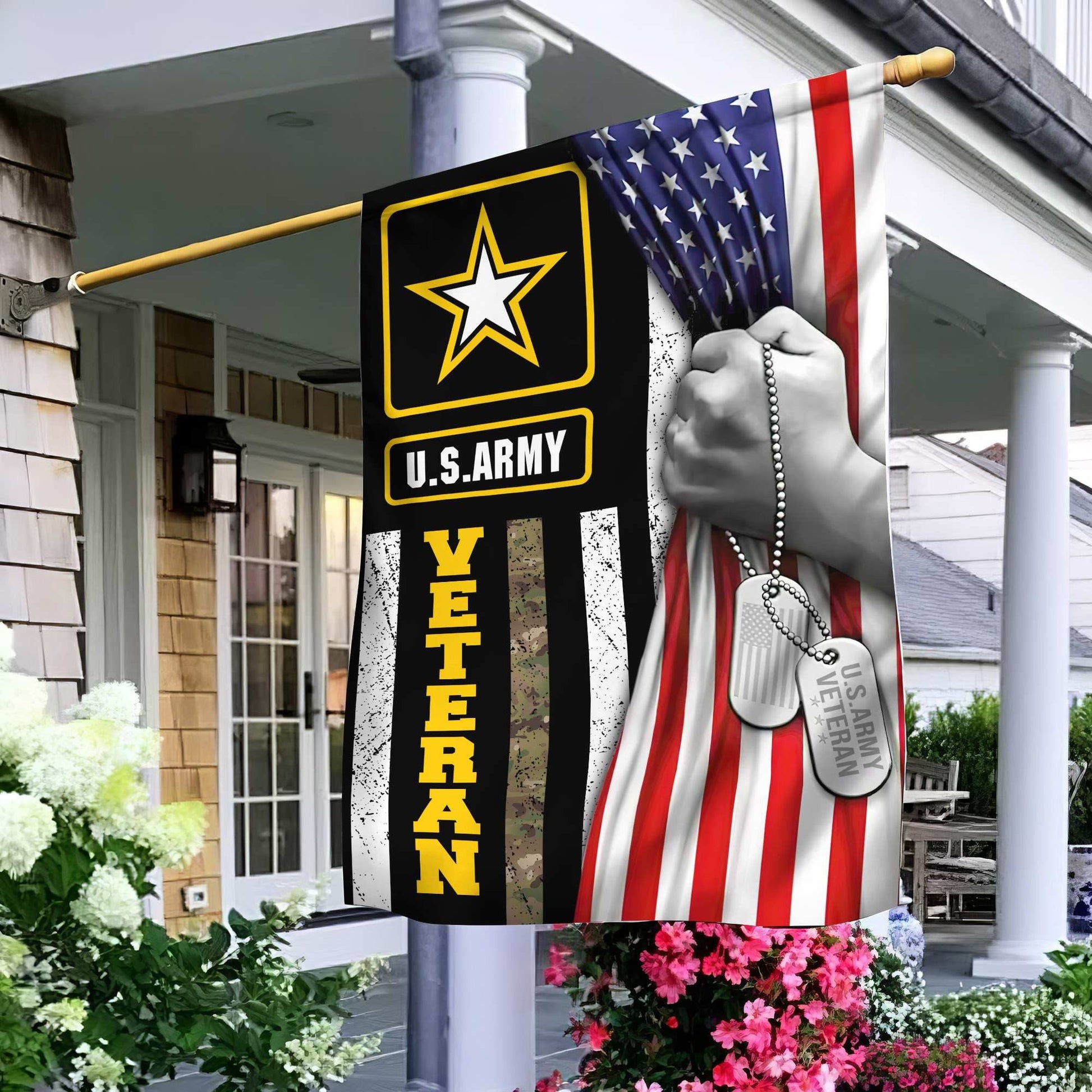 US Army Veteran Garden Flag – House Flag VPVC100301