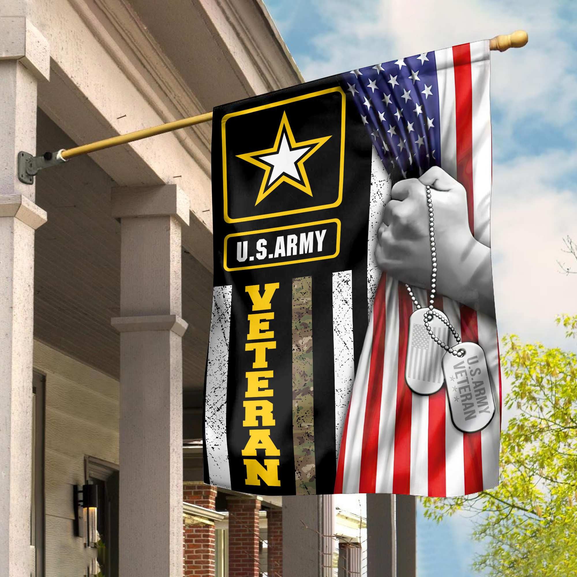US Army Veteran Garden Flag – House Flag VPVC100301