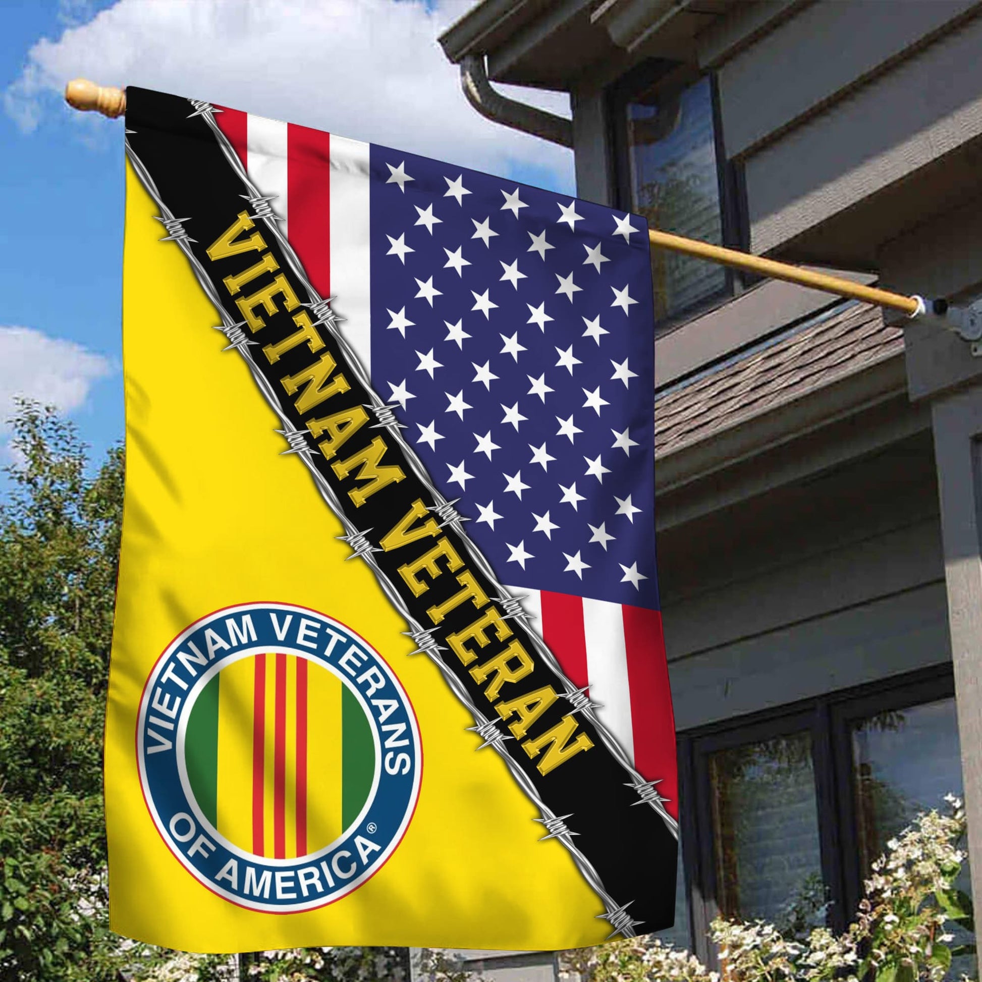 Vietnam Veteran Garden Flag - House Flag, Gift For Veterans Day, Father's Day, Memorial Day VPVC100506