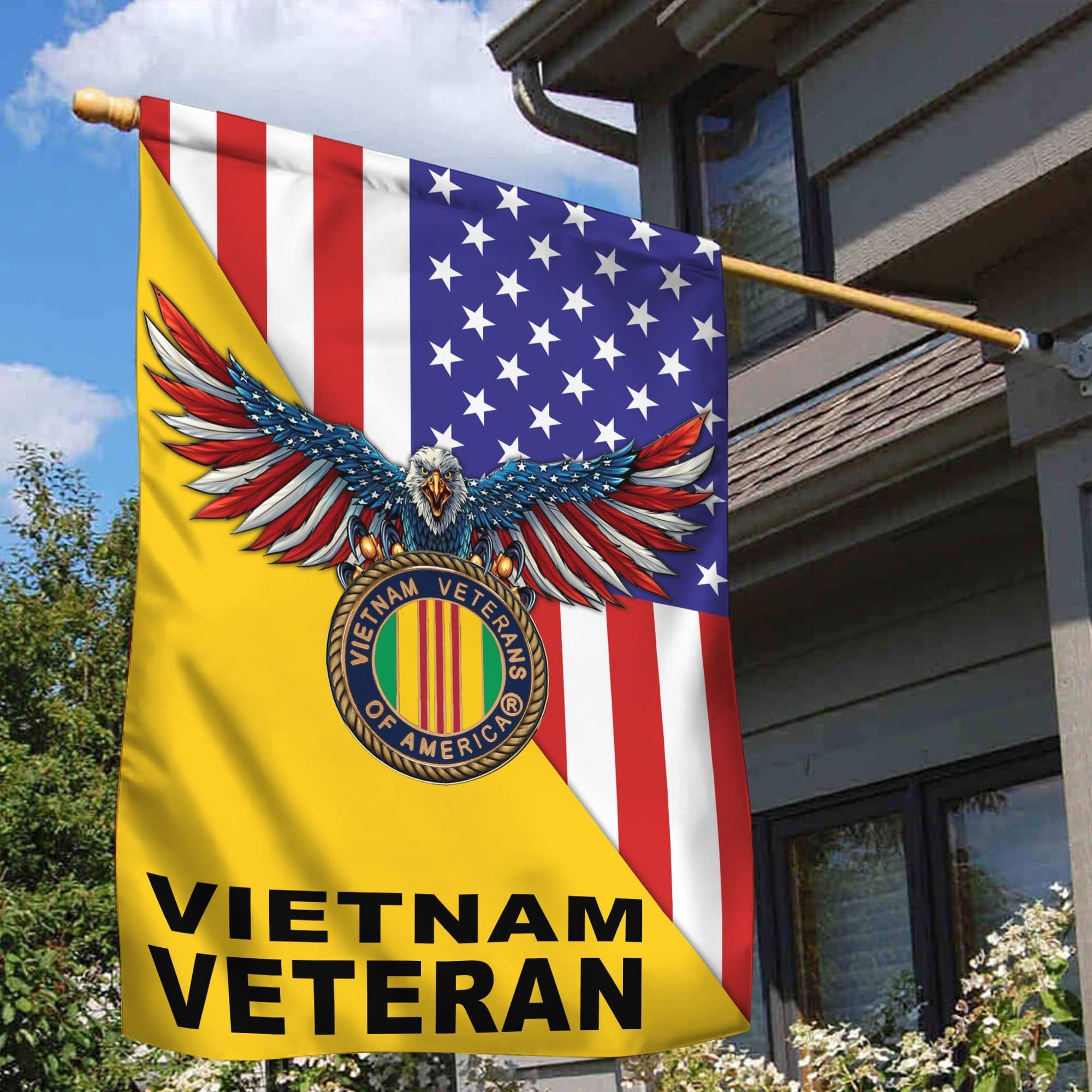 Vietnam Veteran Garden Flag - House Flag, Gift For Vietnam Veteran VPVC100706