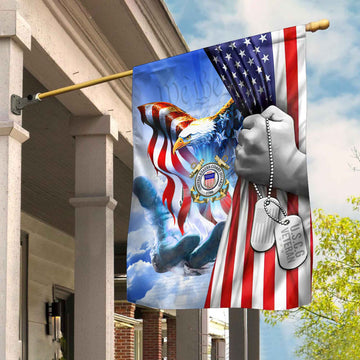 USCG - Coast Guard Veteran Garden Flag - House Flag VPVC06100205