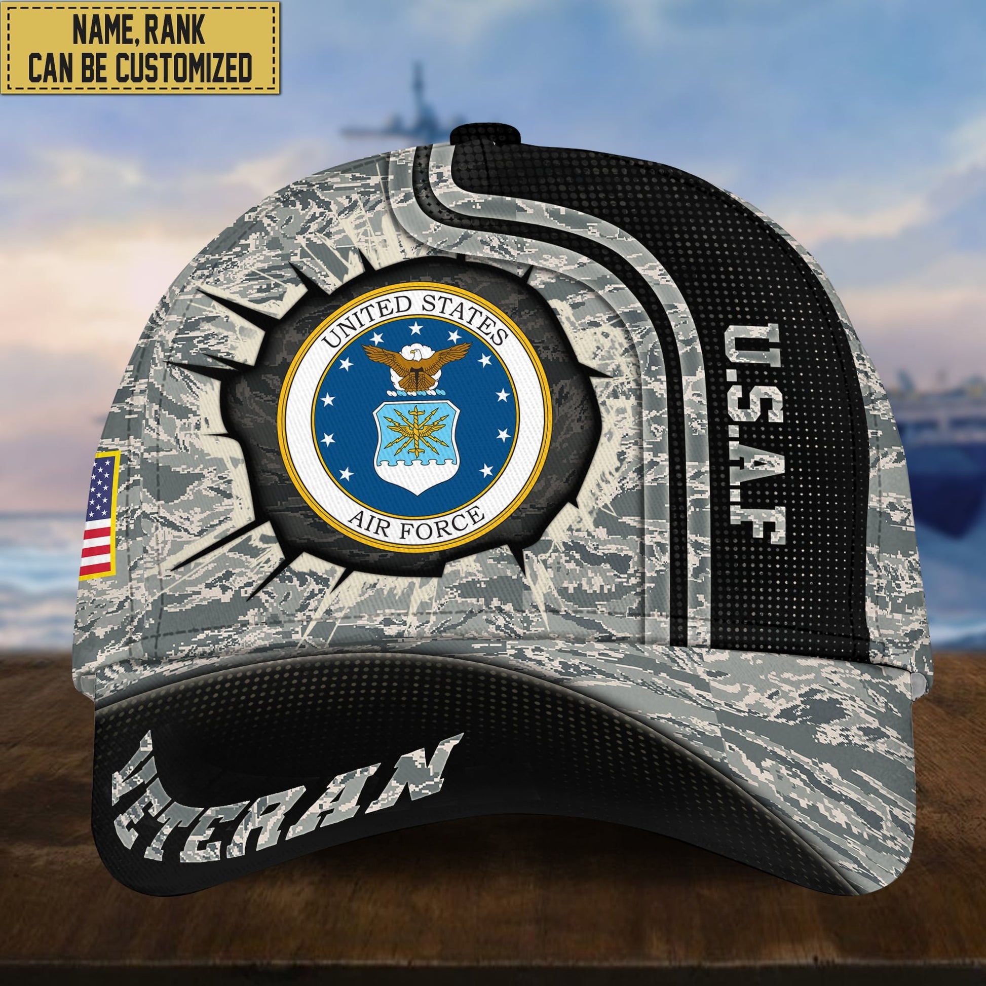 Premium Personalized US Veterans Cap APVC220501