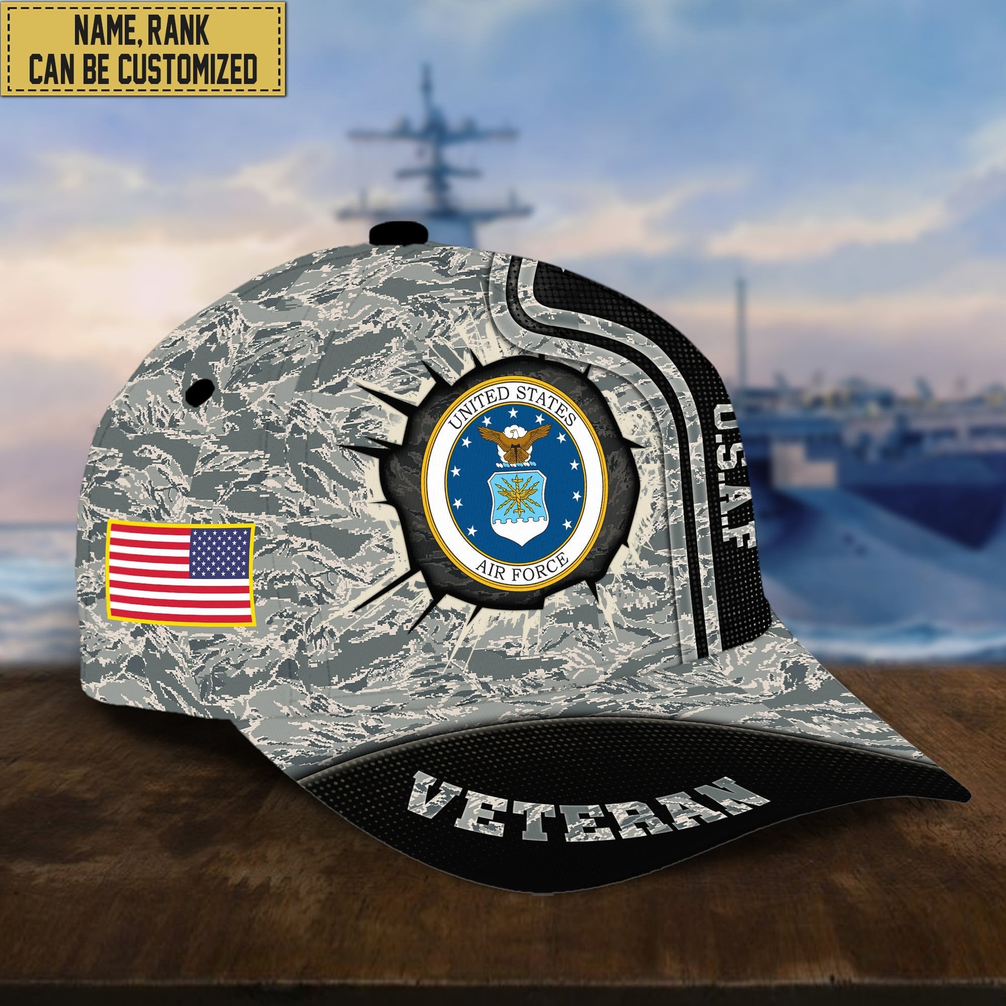 Premium Personalized US Veterans Cap APVC220501