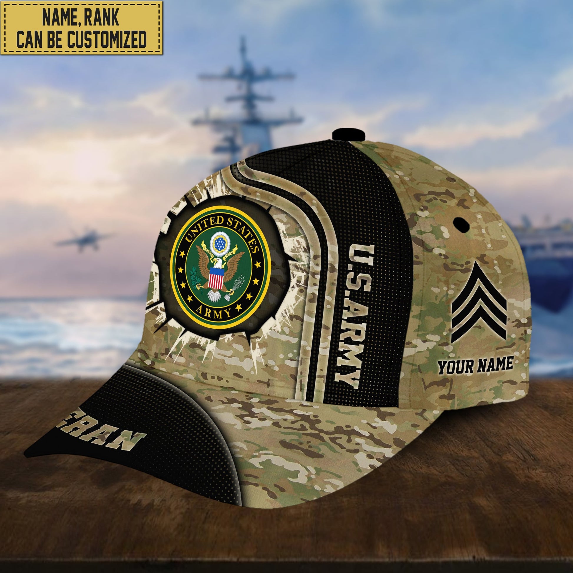 Premium Personalized US Veterans Cap APVC220501